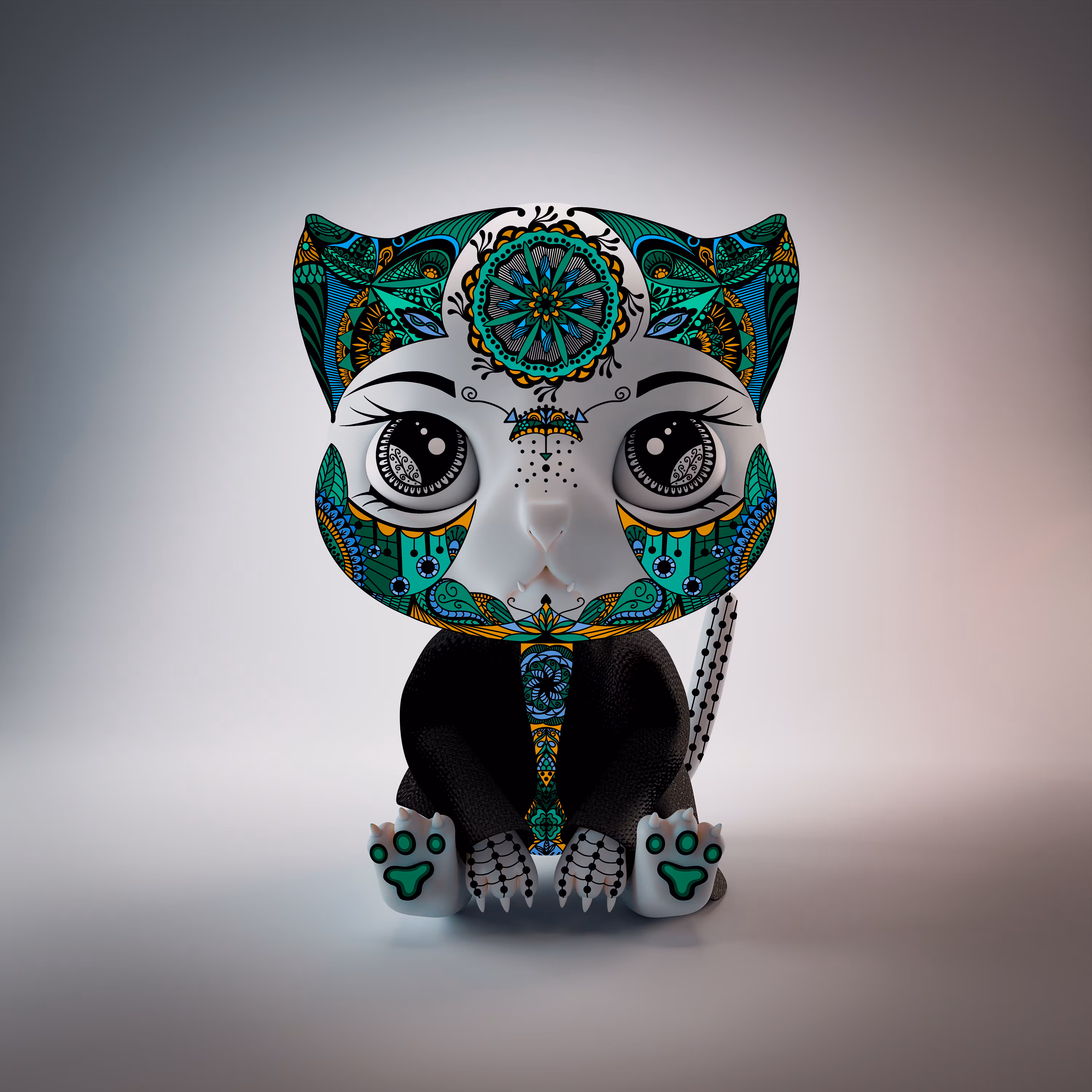 Mandala Cat