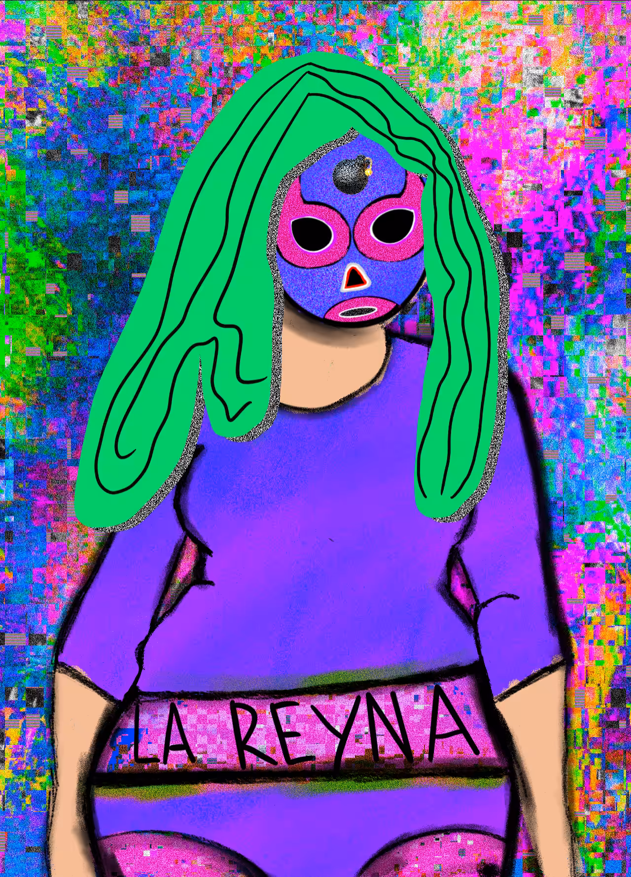 NFT luchadora #73