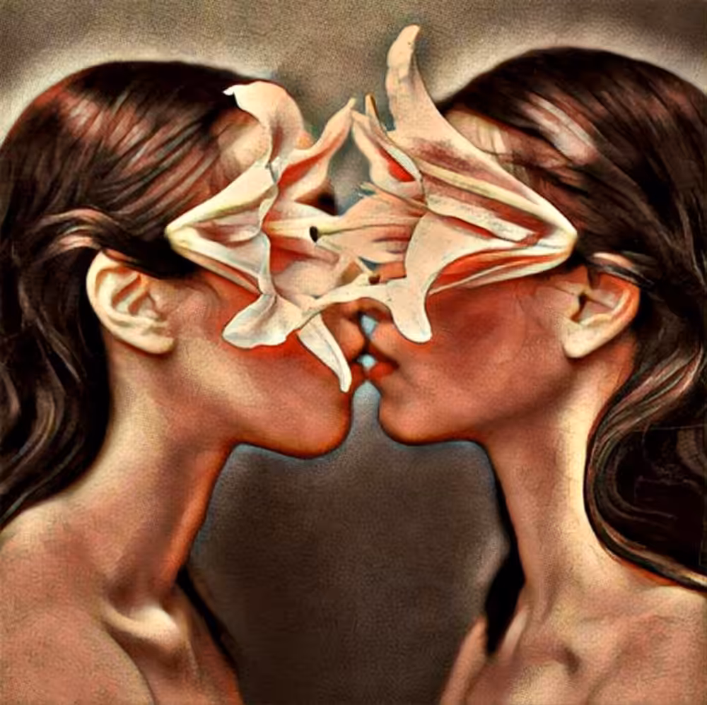 Kiss of a rose #1