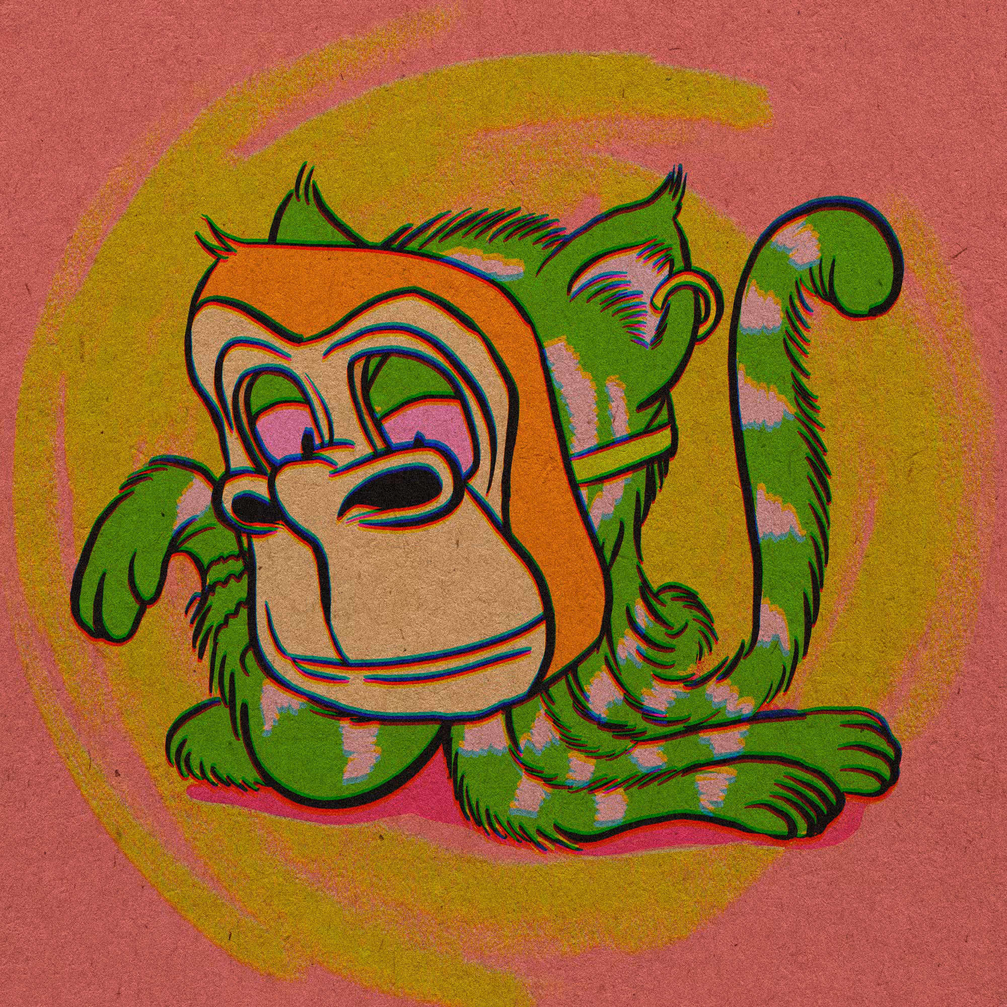 Octopuzzy #4-Ape Mask