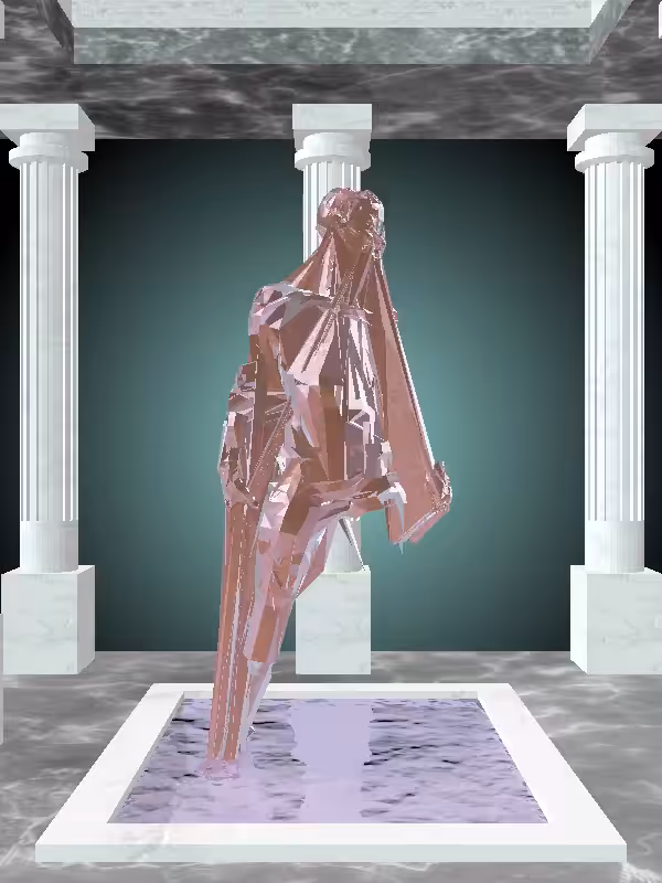 HeavenComputer: The Fragmented Shooter Rosy Shimmer Woman #802