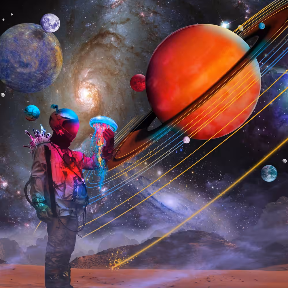 Finding a Rare Space Jellyfish