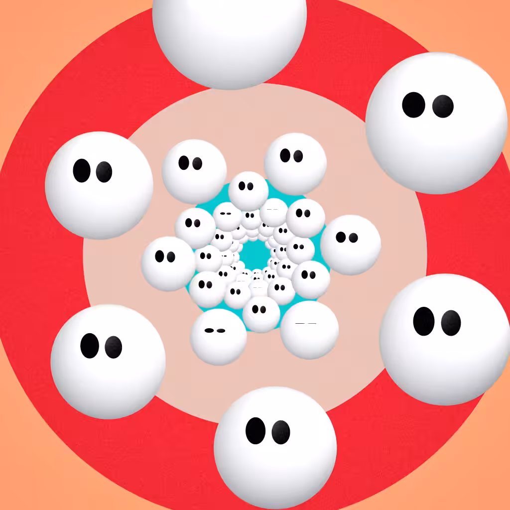 Nice Animation: Many Eyes