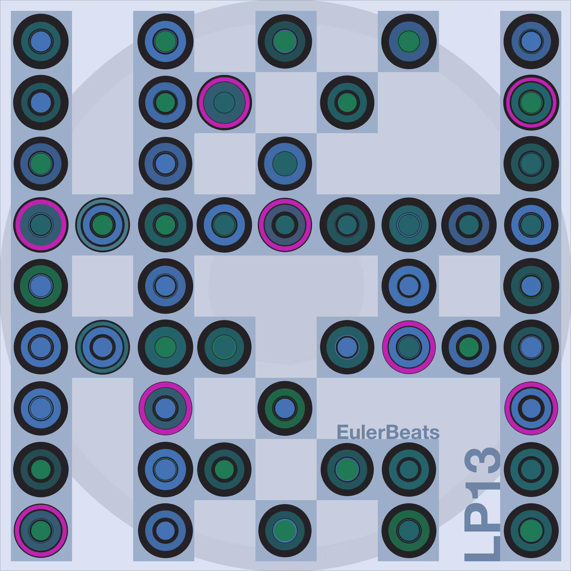 Eulerbeats LP13 Generative Cover Art: #38