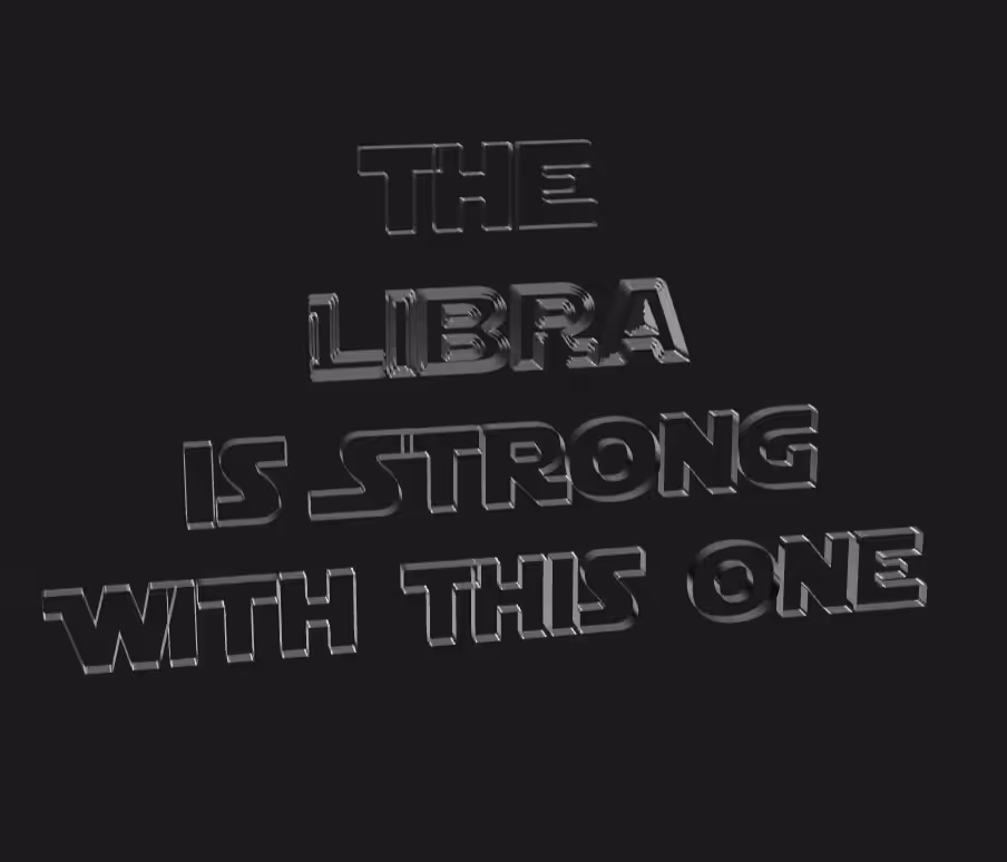 The "Libra" Is Strong With This One