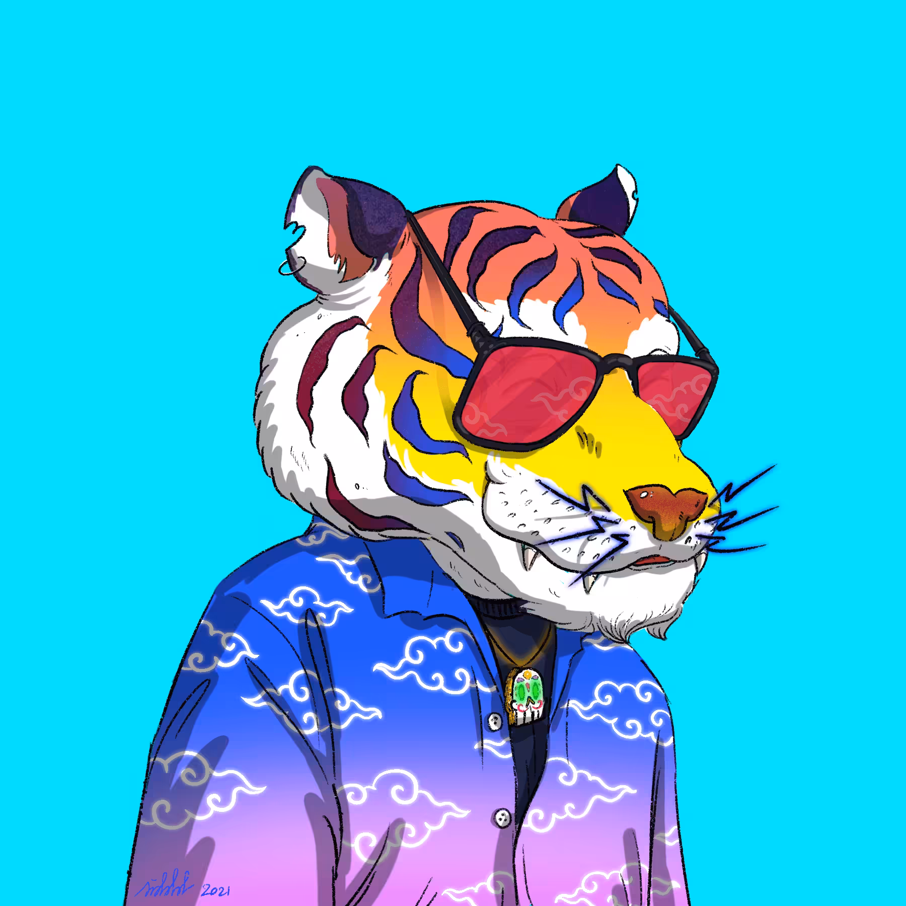 LUNGtiger cloud pattern #84