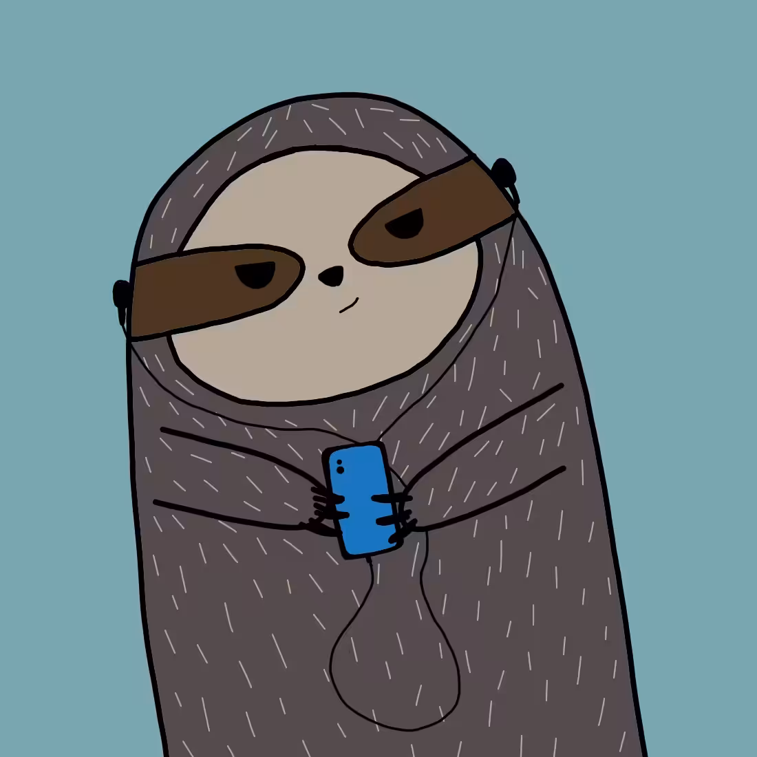 Finger Sloths: Teenage Sloth