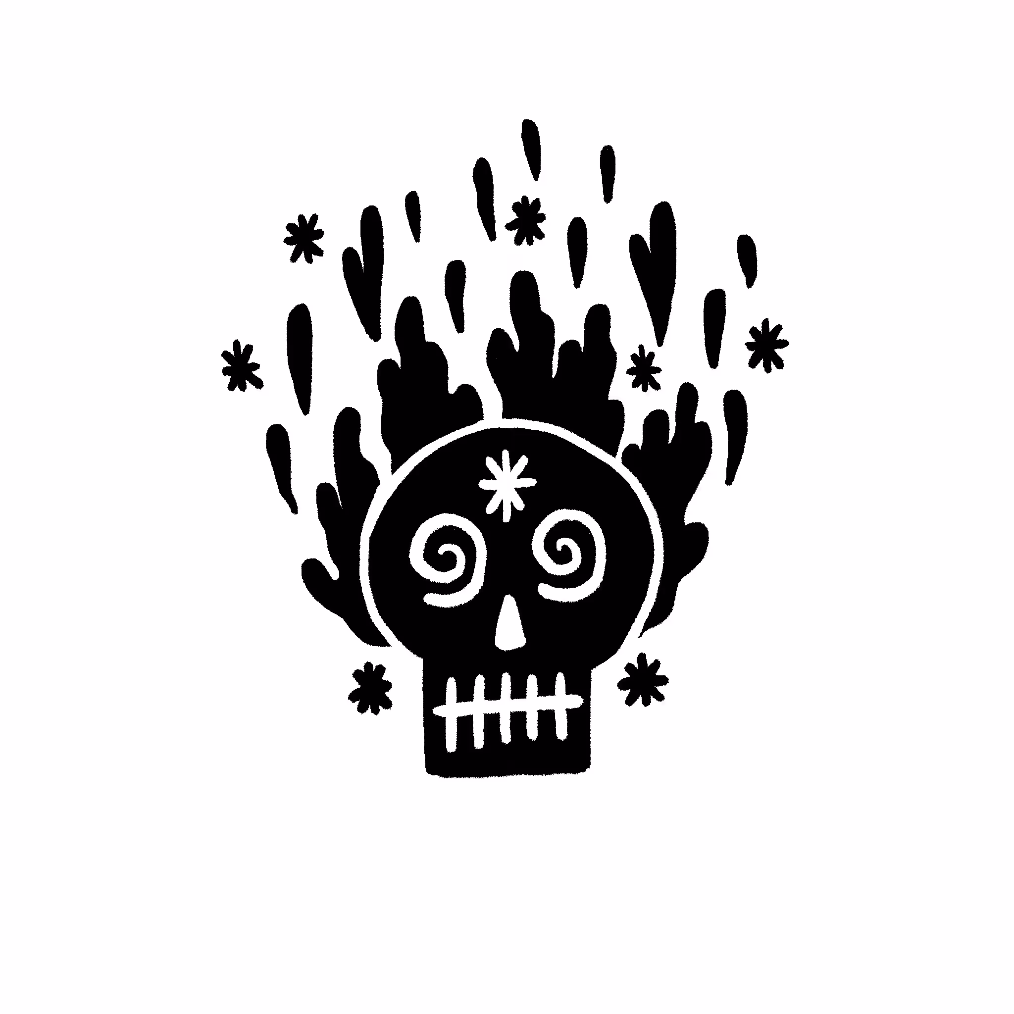 Psychedelic Skull