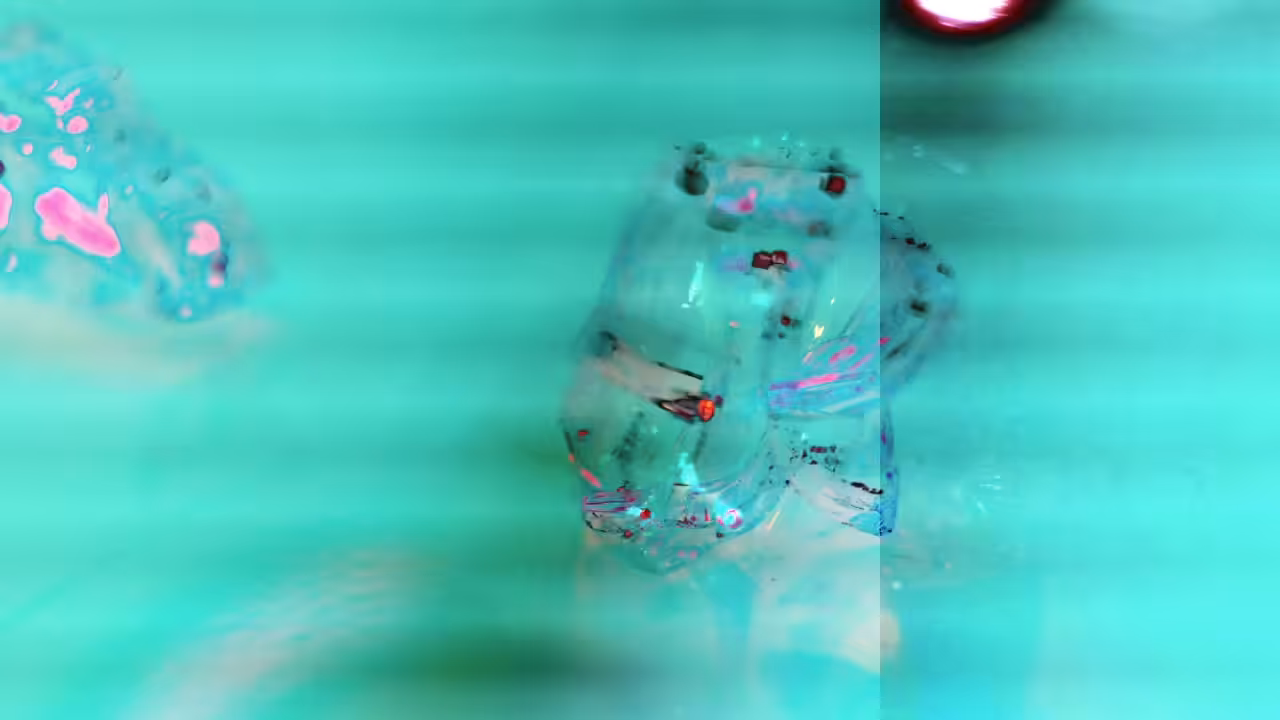 poor man's render: a crystal glass dance