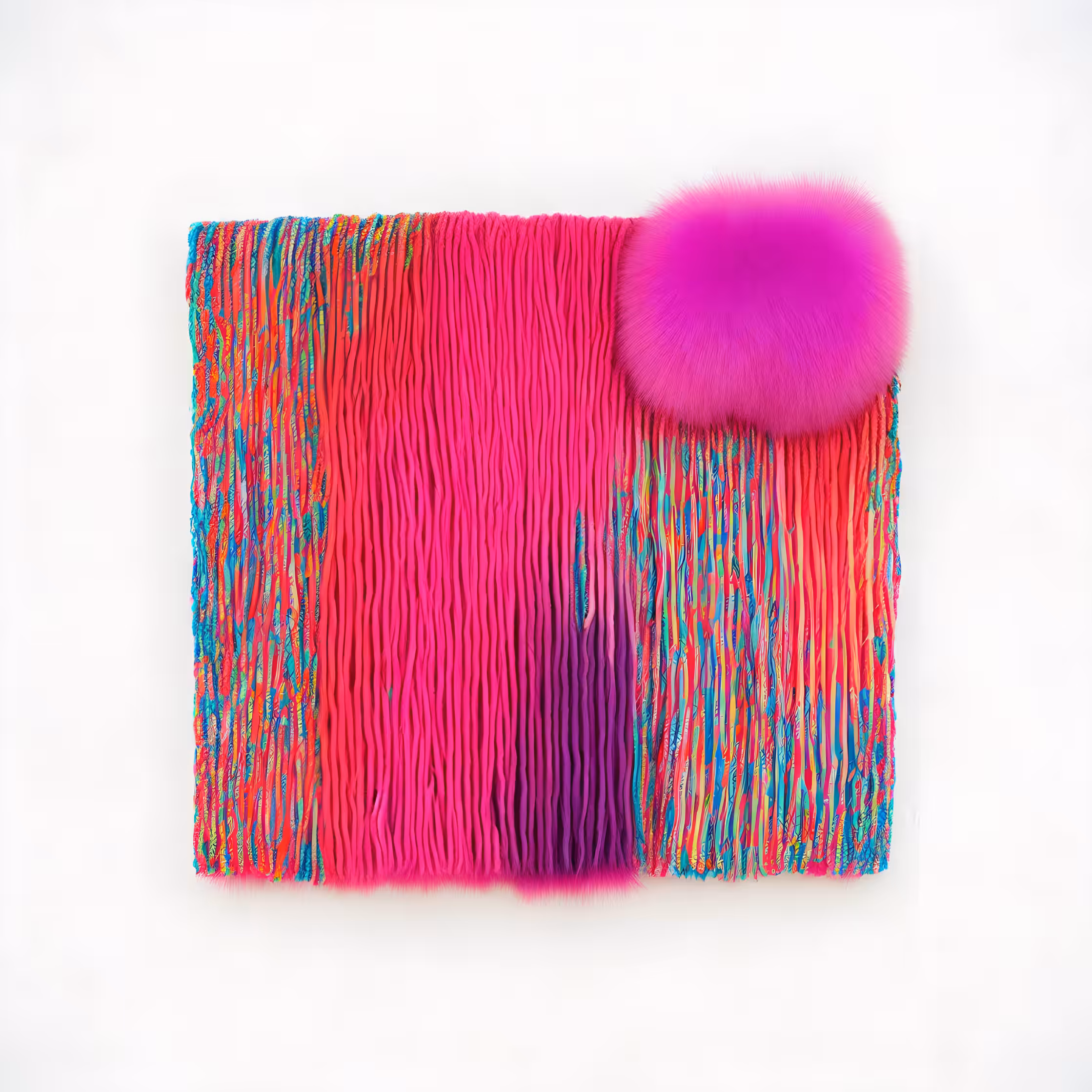 Fluffy Mesh Painting 012