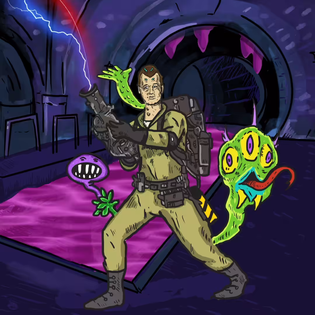 Crypto Carnies Vol 3: Escape Through the Sewer: Mutant Dr. Peter Venkman