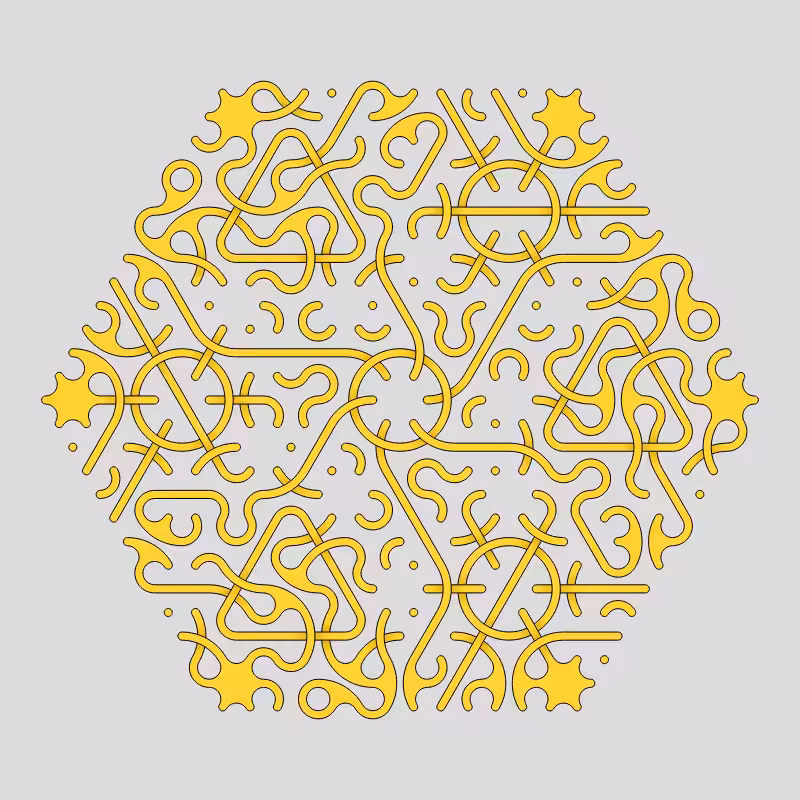 Truchet Threefold Symmetry #26