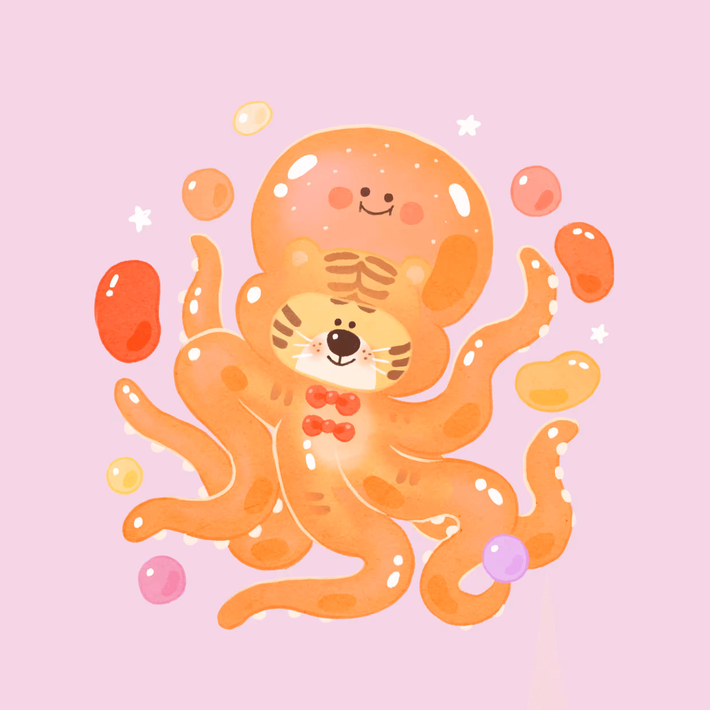 Z03 | #030 : MASCOT tiger in jelly kraken