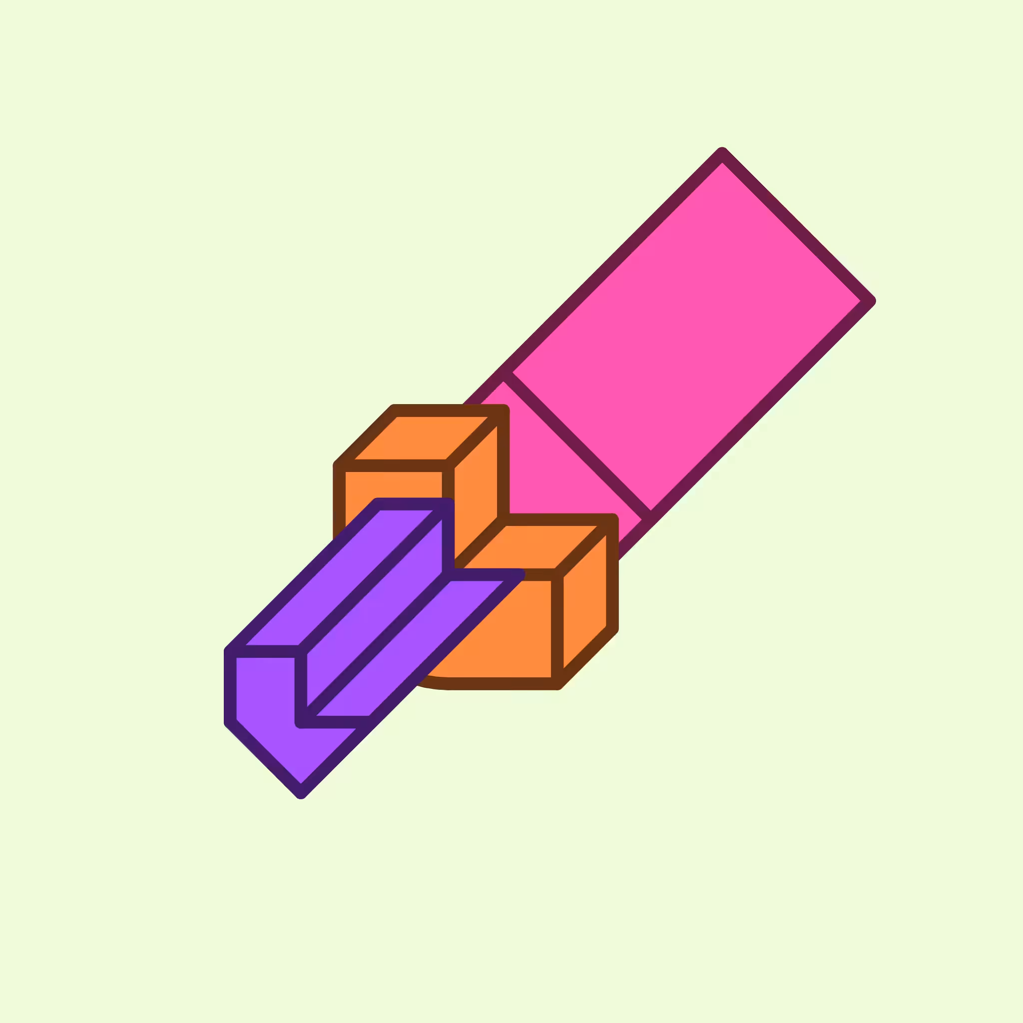Calm shapes #1024