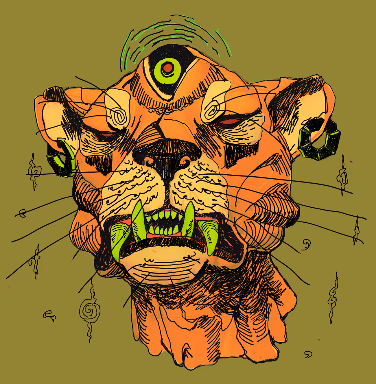 Lion on Acid