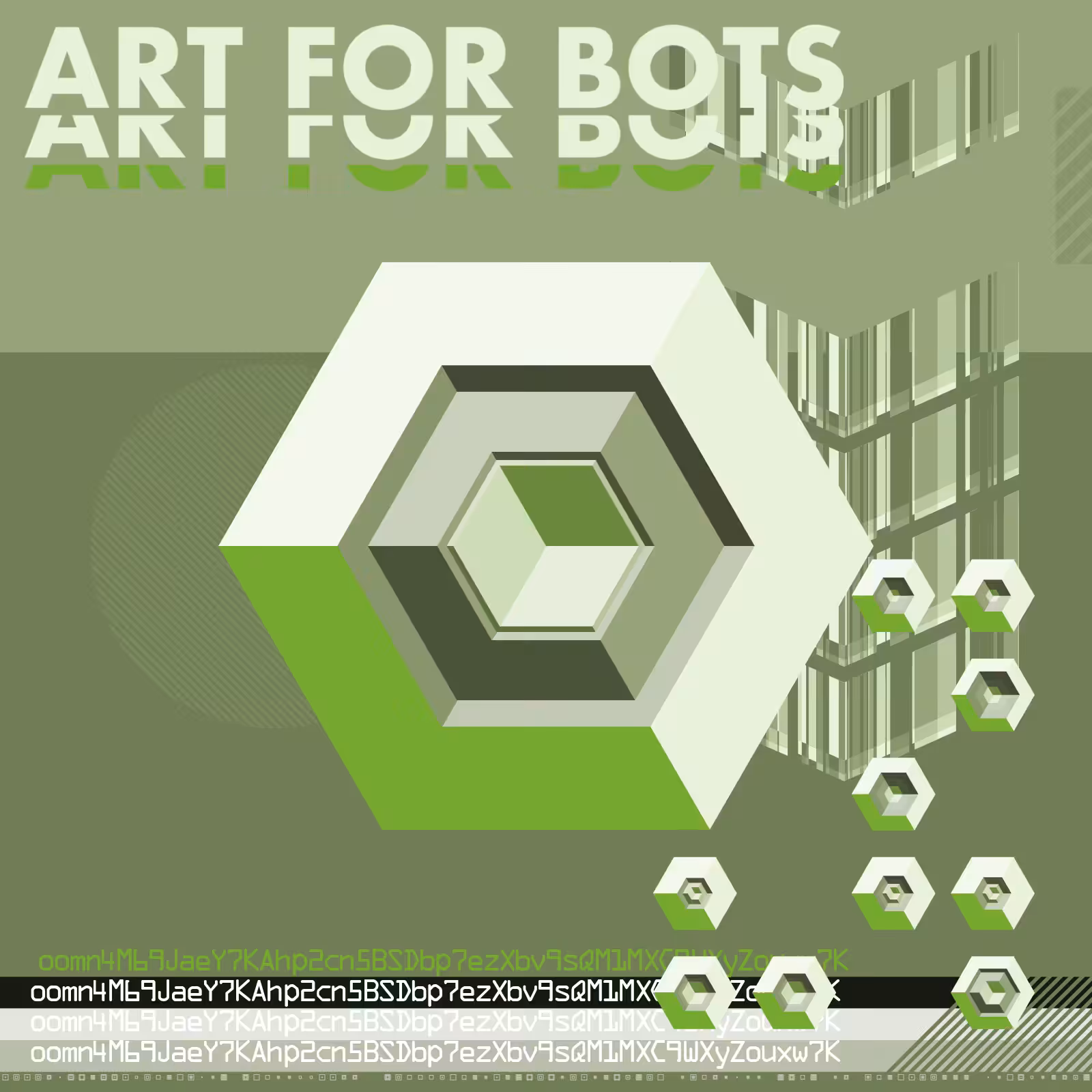 Hexagones - Art for Bots for Humans #60