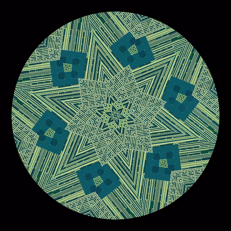 Binary kaleidoscope #69