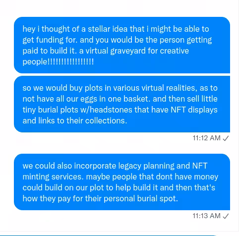 .22 BONES N BAGS: VR GRAVEYARD FOR CREATIVES CONCEPT. Lucky Lucy van Delft