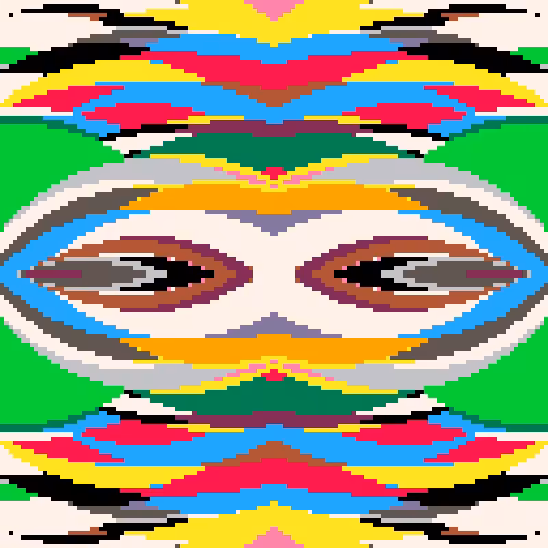 Rapid Psychedelic Inkblot Test Generator #39