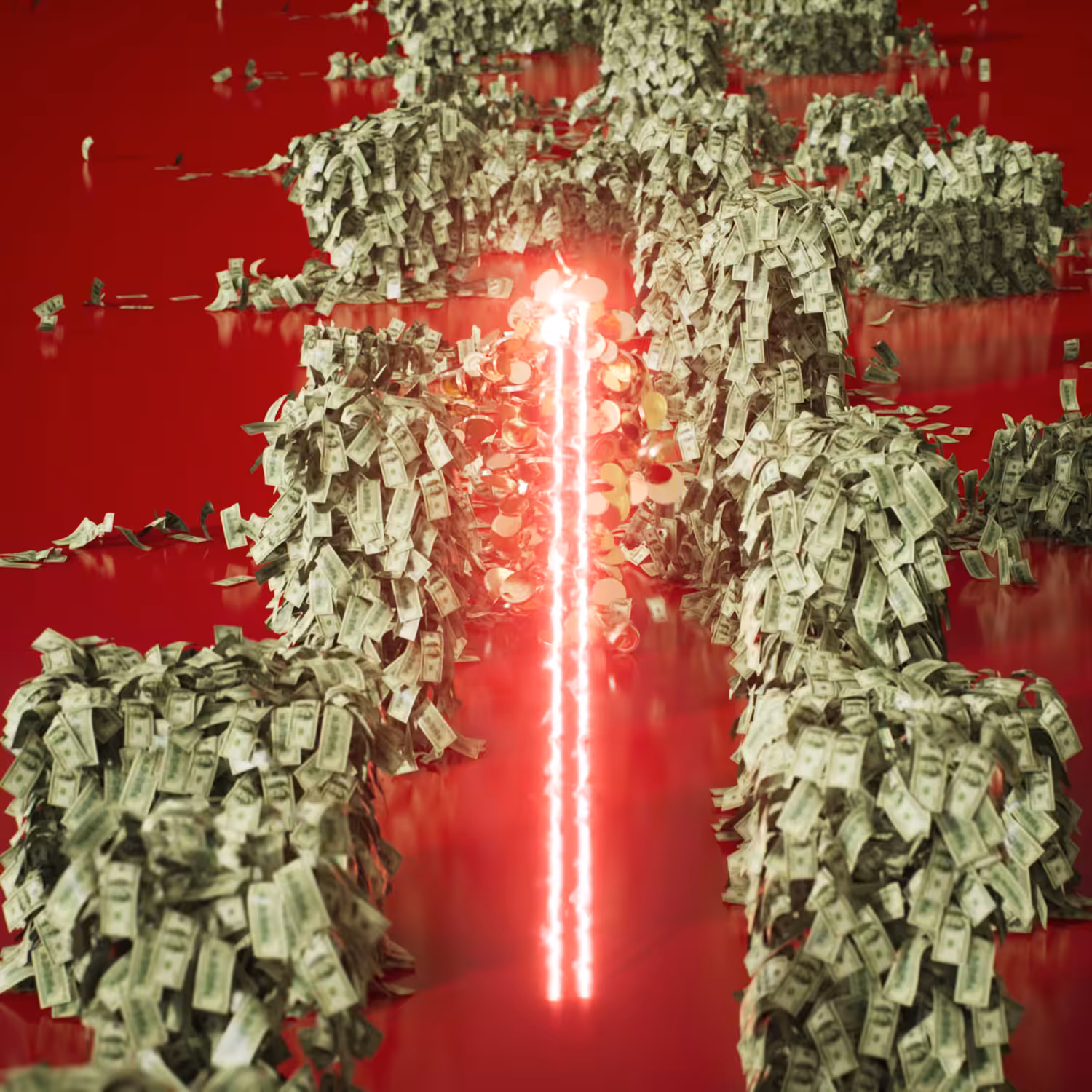 Fiat vs Bitcoin: Laser Eyes.