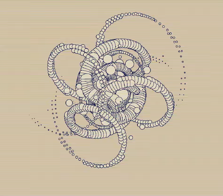 Fractal formation 003. Glitched distortion
