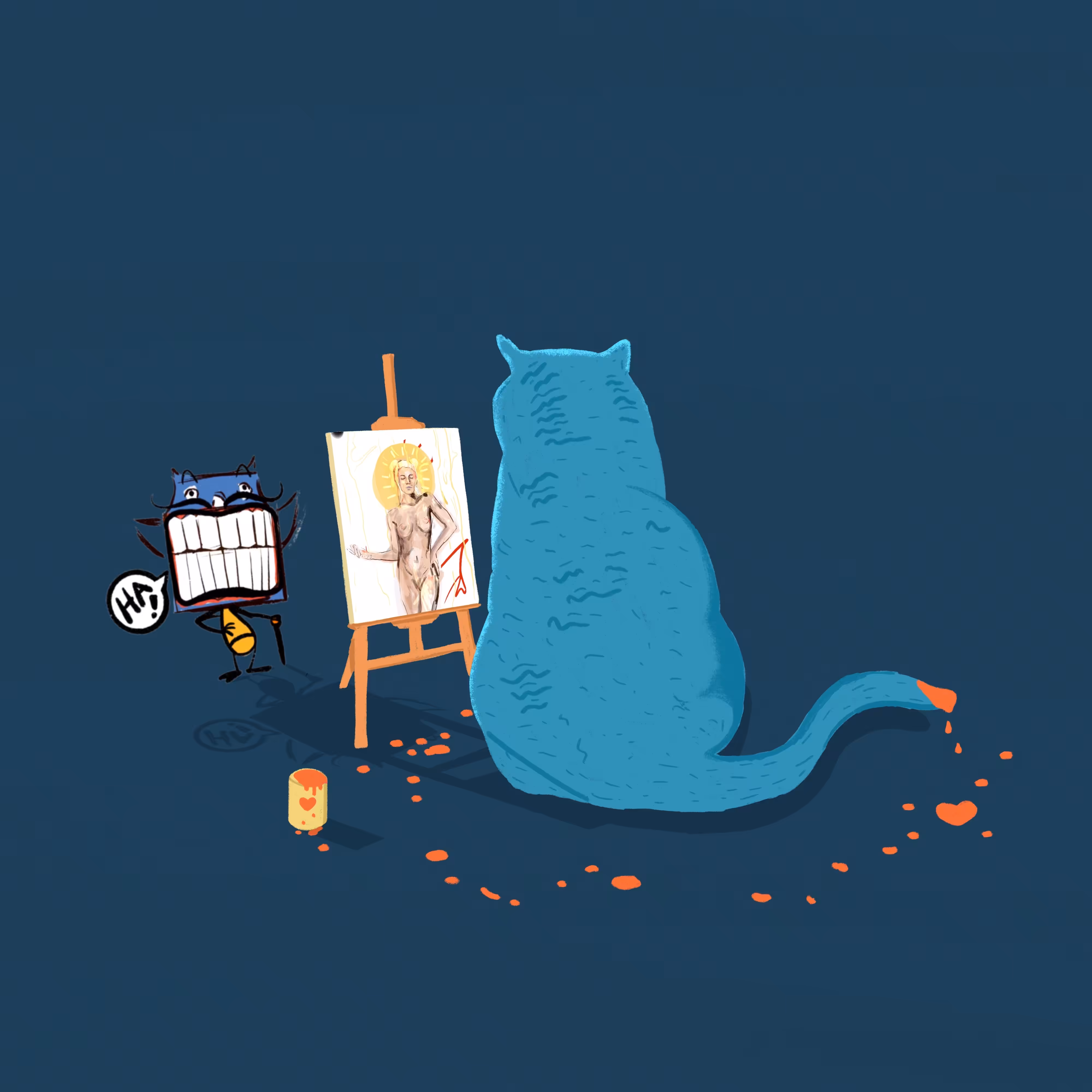 I am an artist, I see it this way