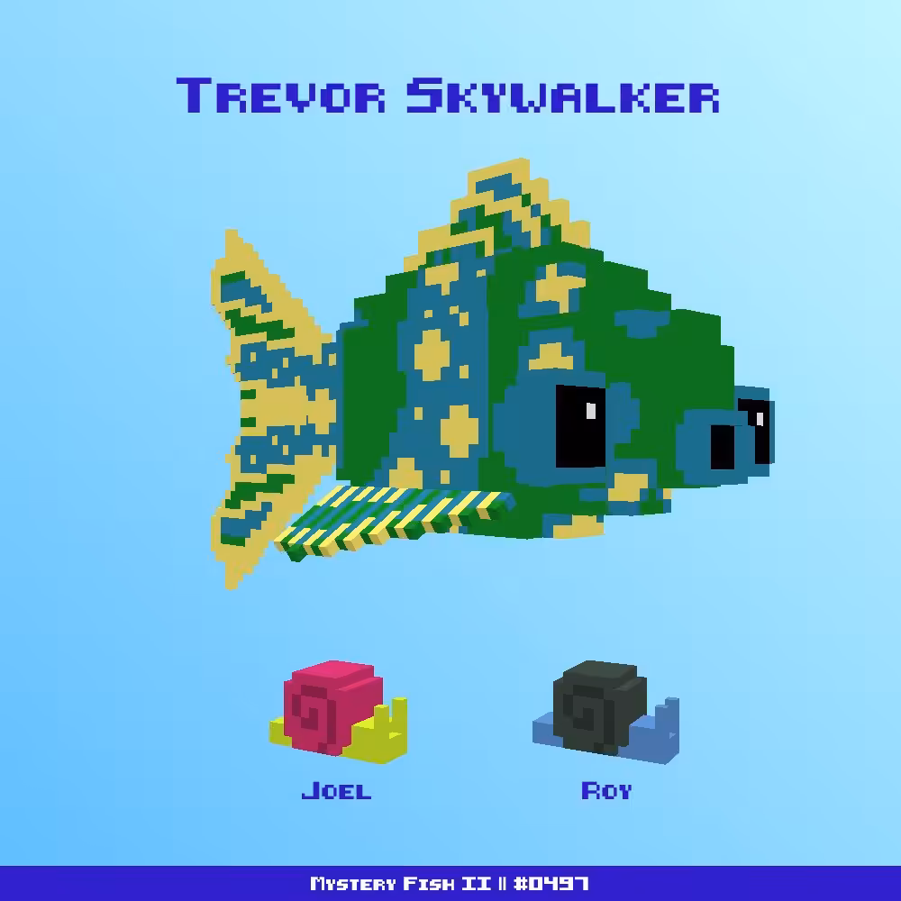 Trevor Skywalker :: Mystery Fish 0497/1000 