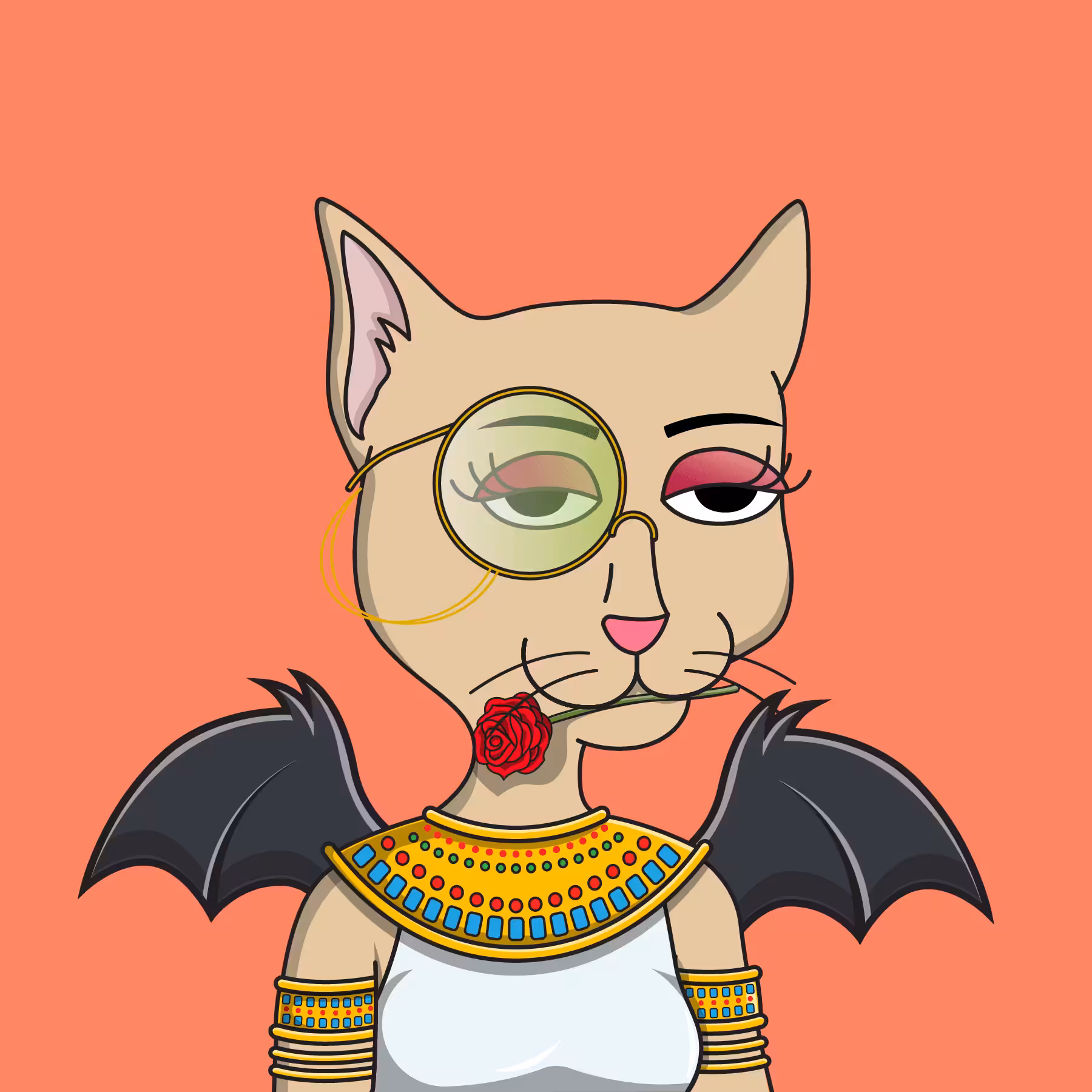 Girl Cat #631