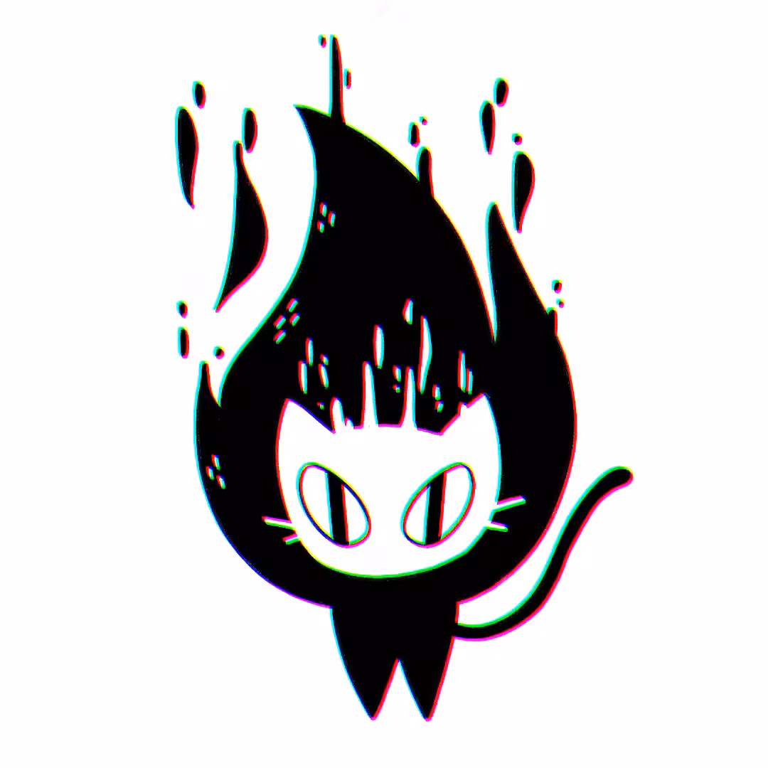 #77 Flaming Cat