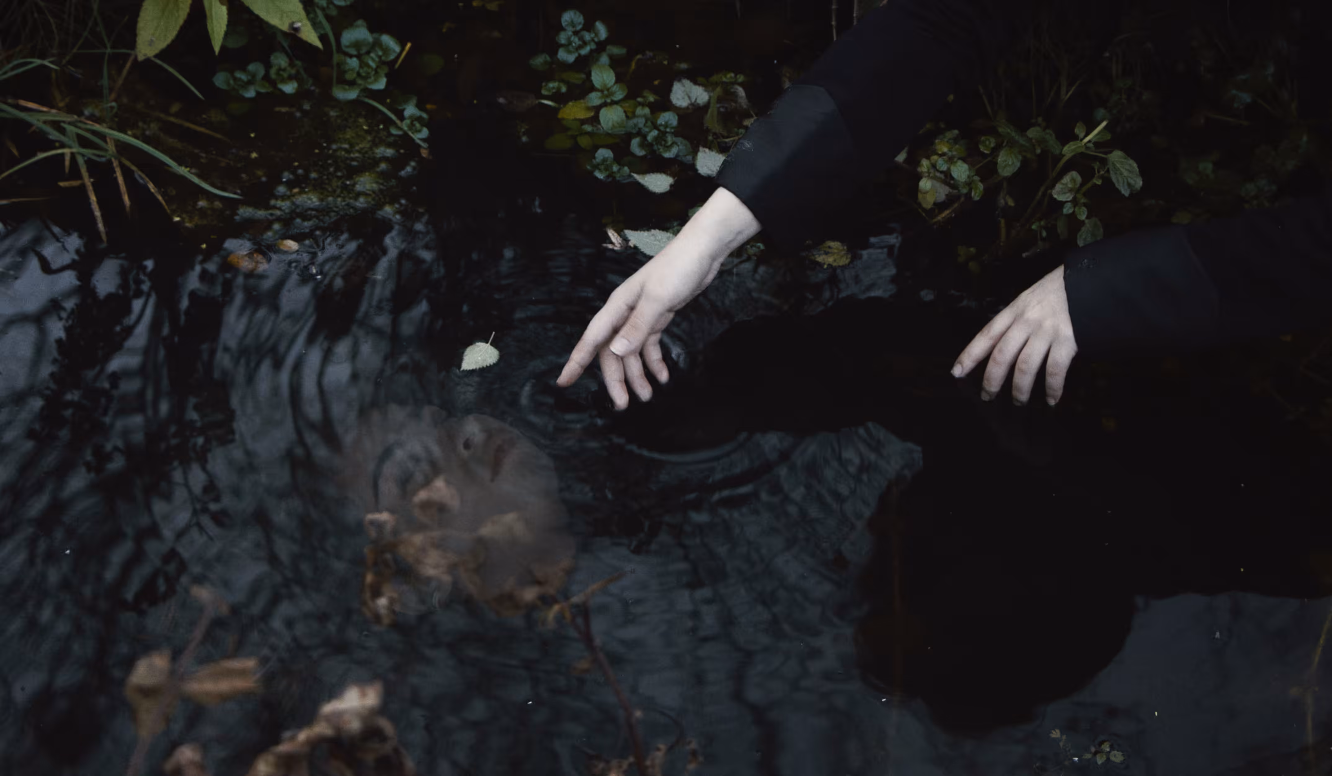 drowned in herselfe