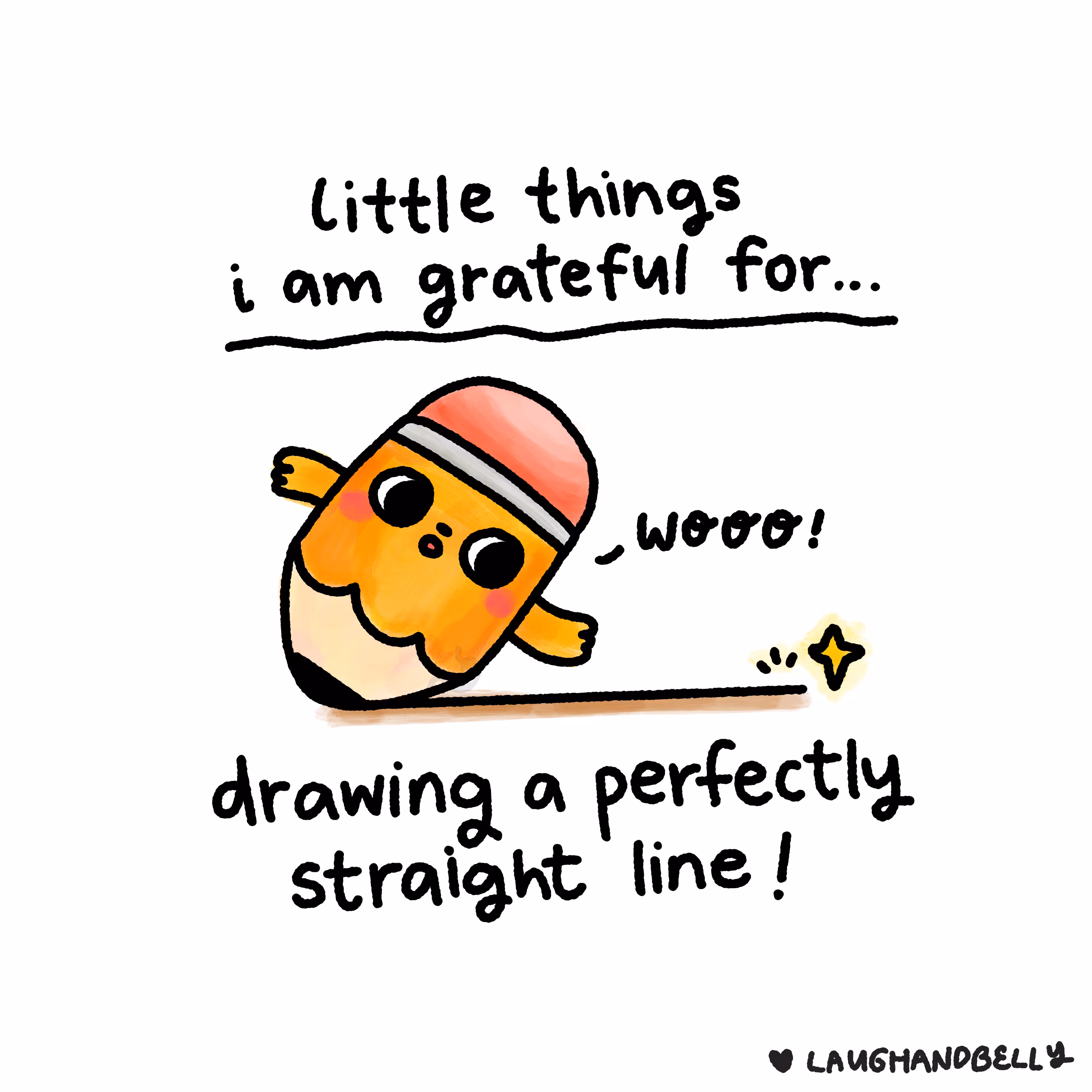 little things i am grateful for: Drawing a perfectly straight line