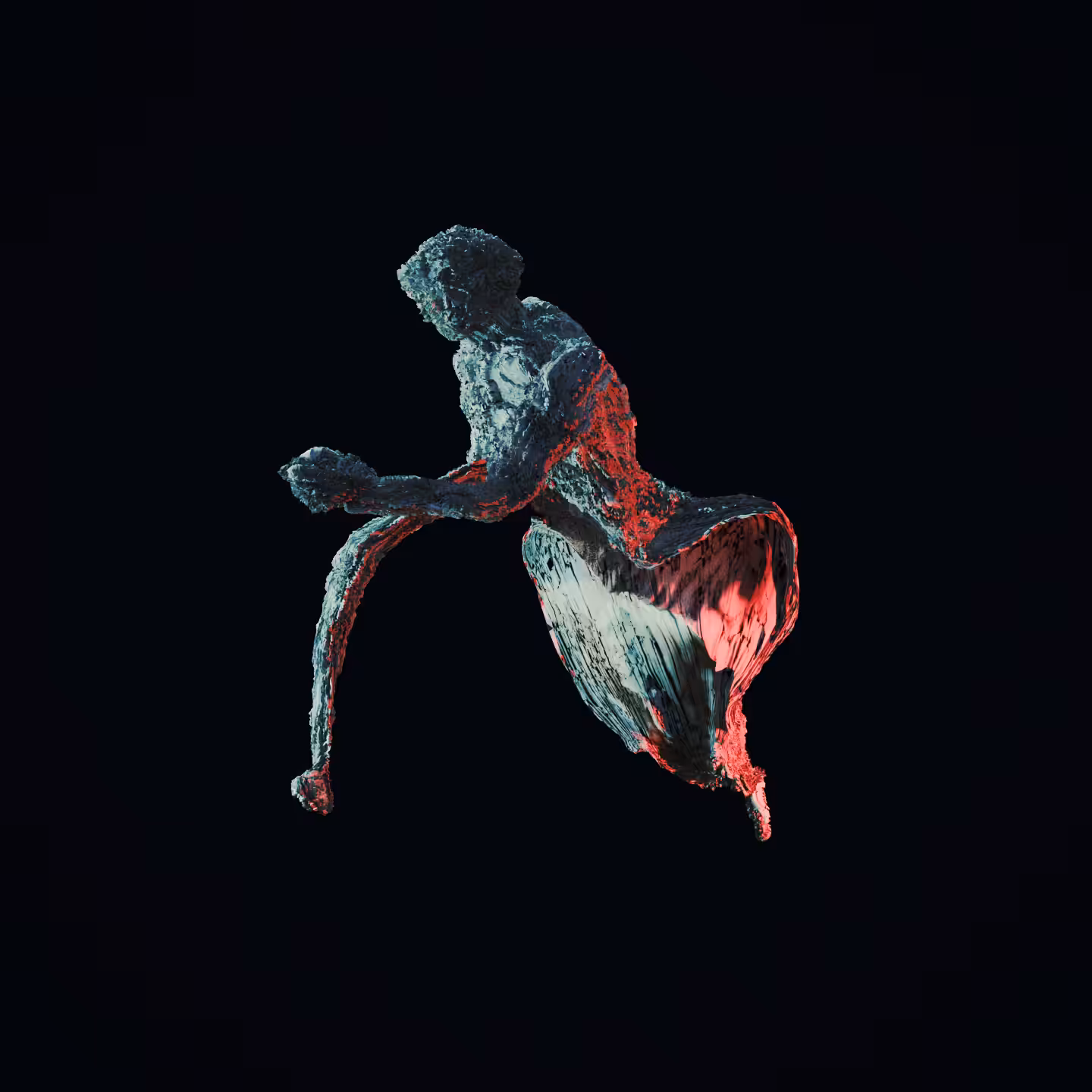 study of form in motion | 01 - run | ex. A