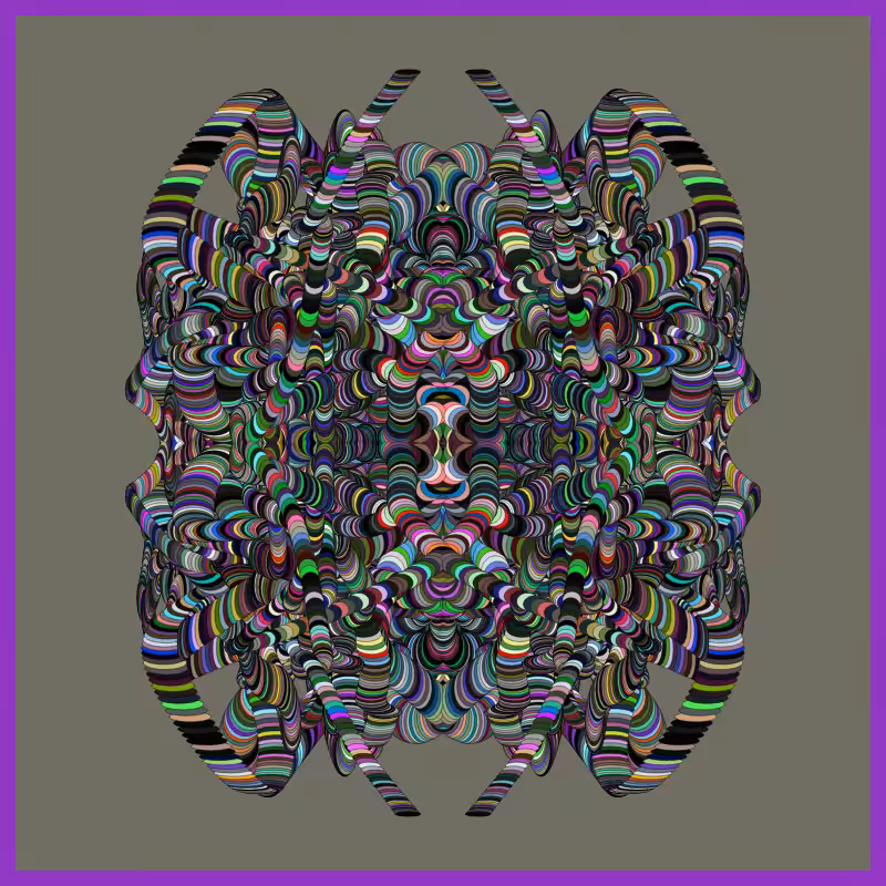 Symmetric Perlinized Ellipse #2