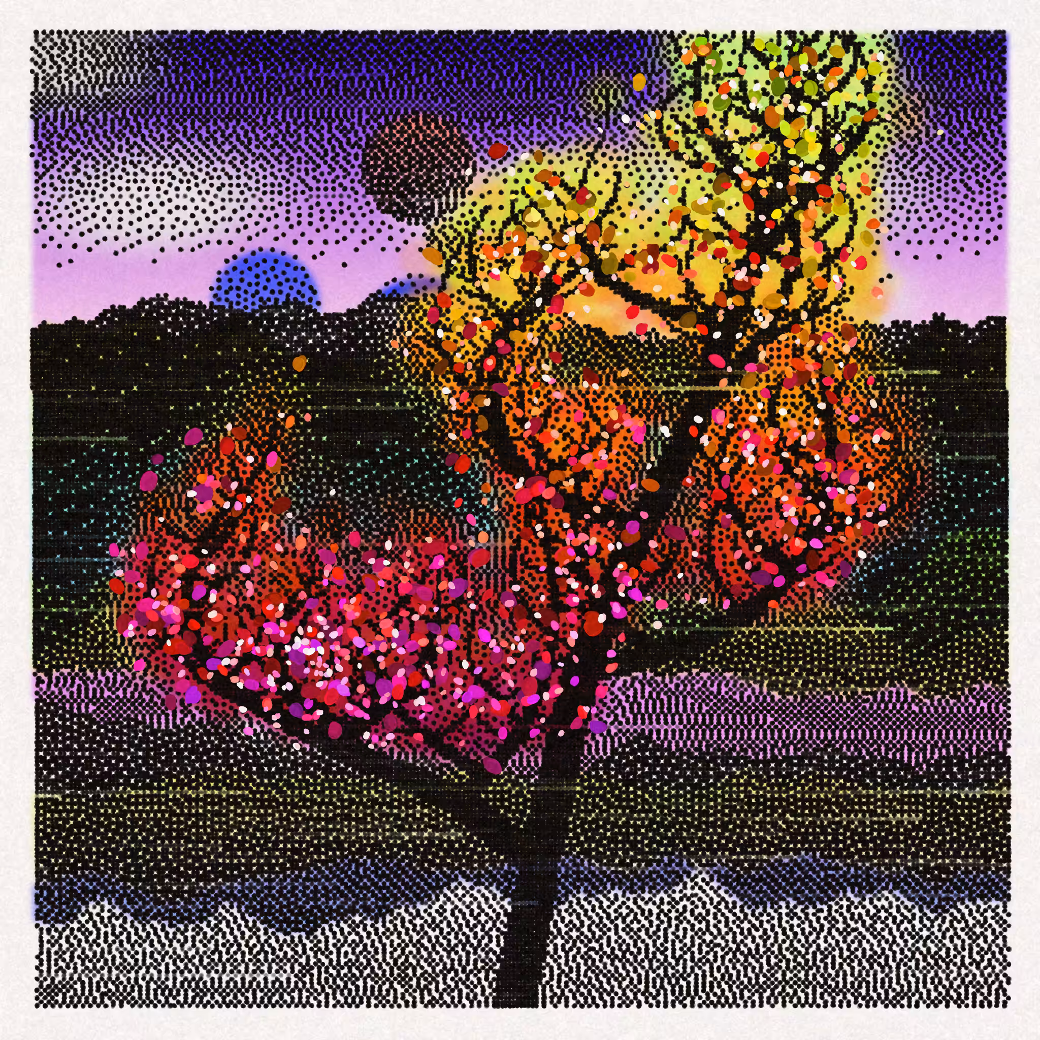 Dithered Branches #117
