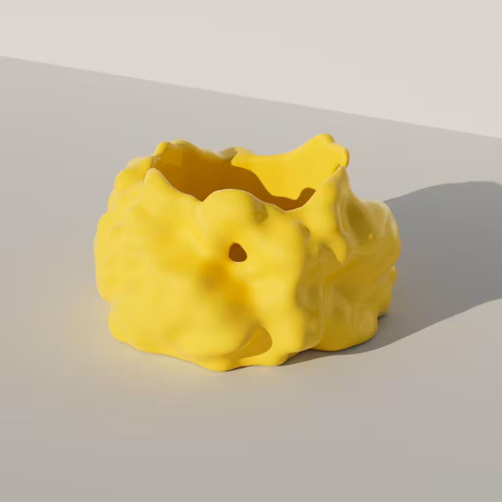yellow pot