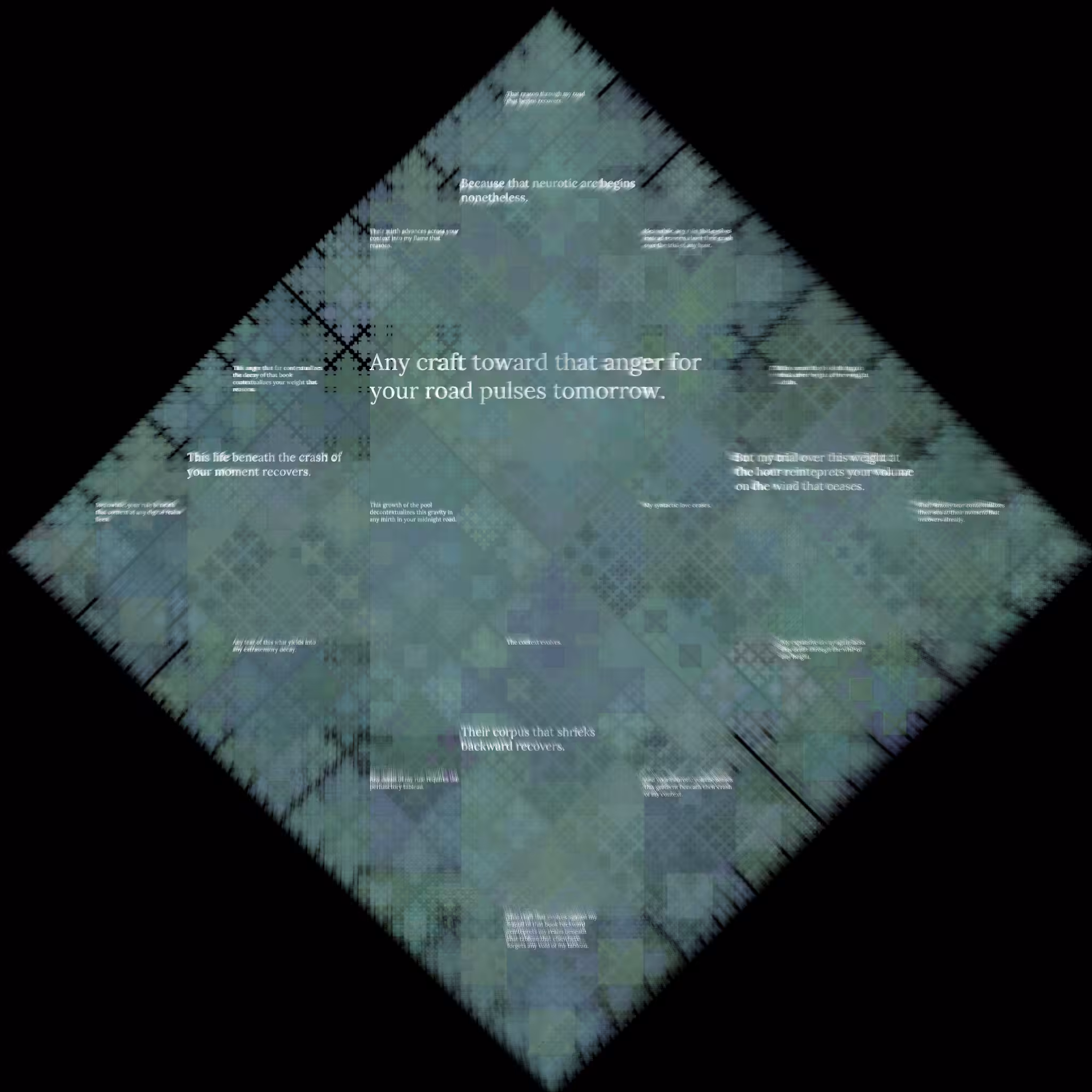 Diamond Fractal Fire #146