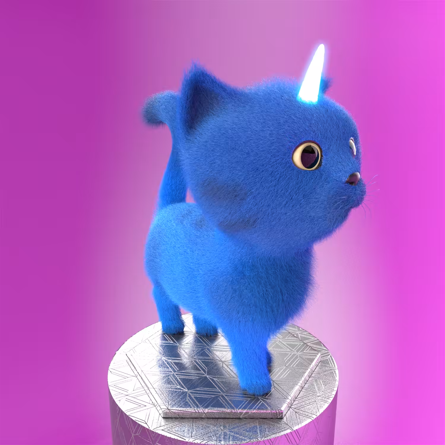 Blue UniKitty
