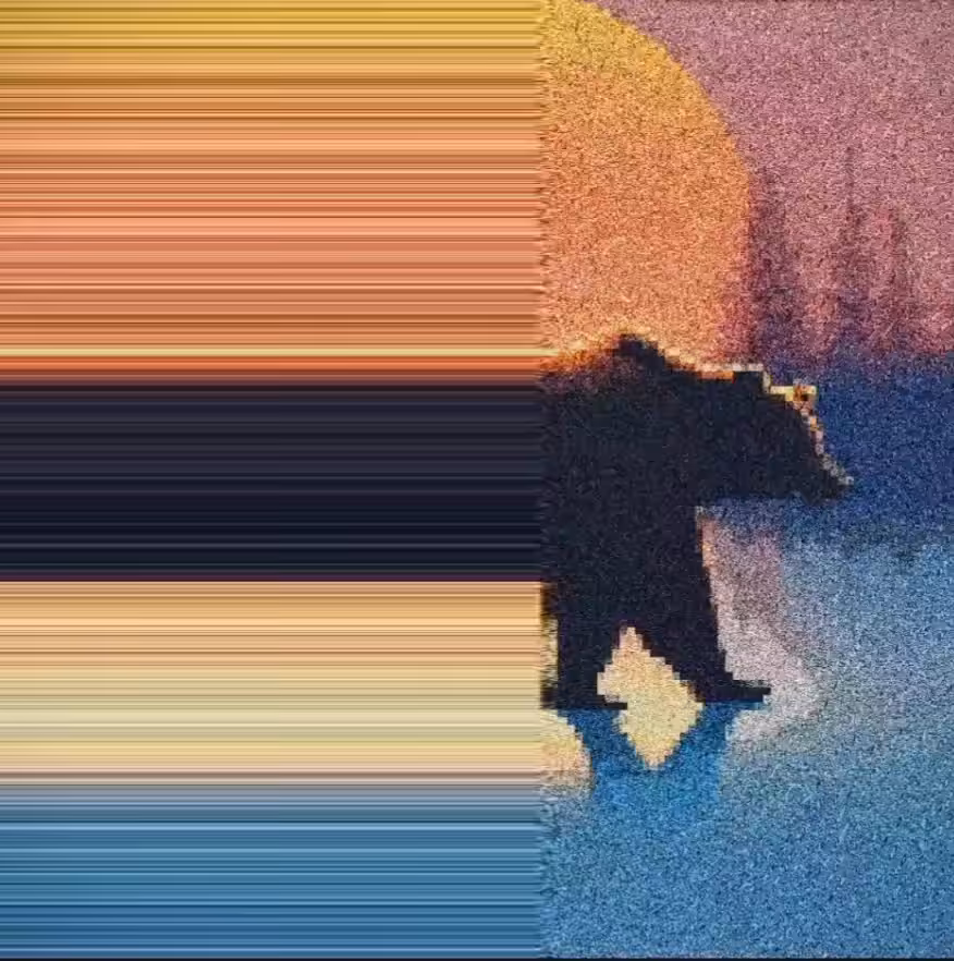 Pixel Stretching Bear 