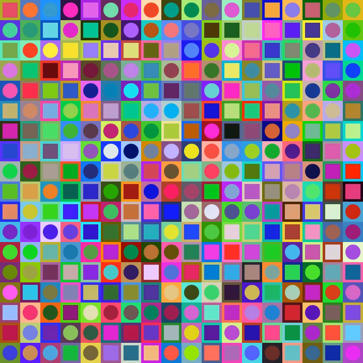 Square Dot Composition #58