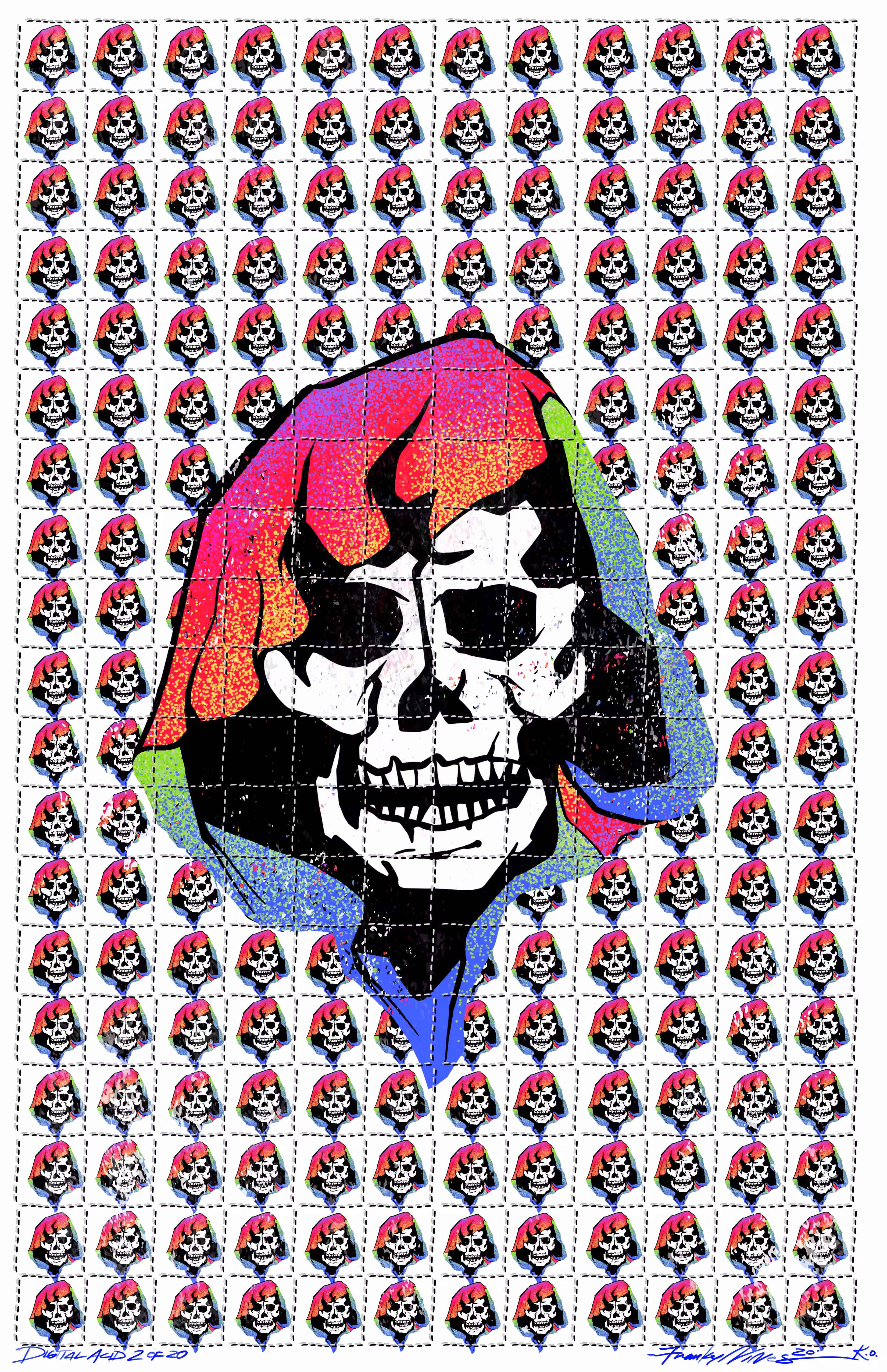 Digital Acid Sheet 2 - Skull Quake