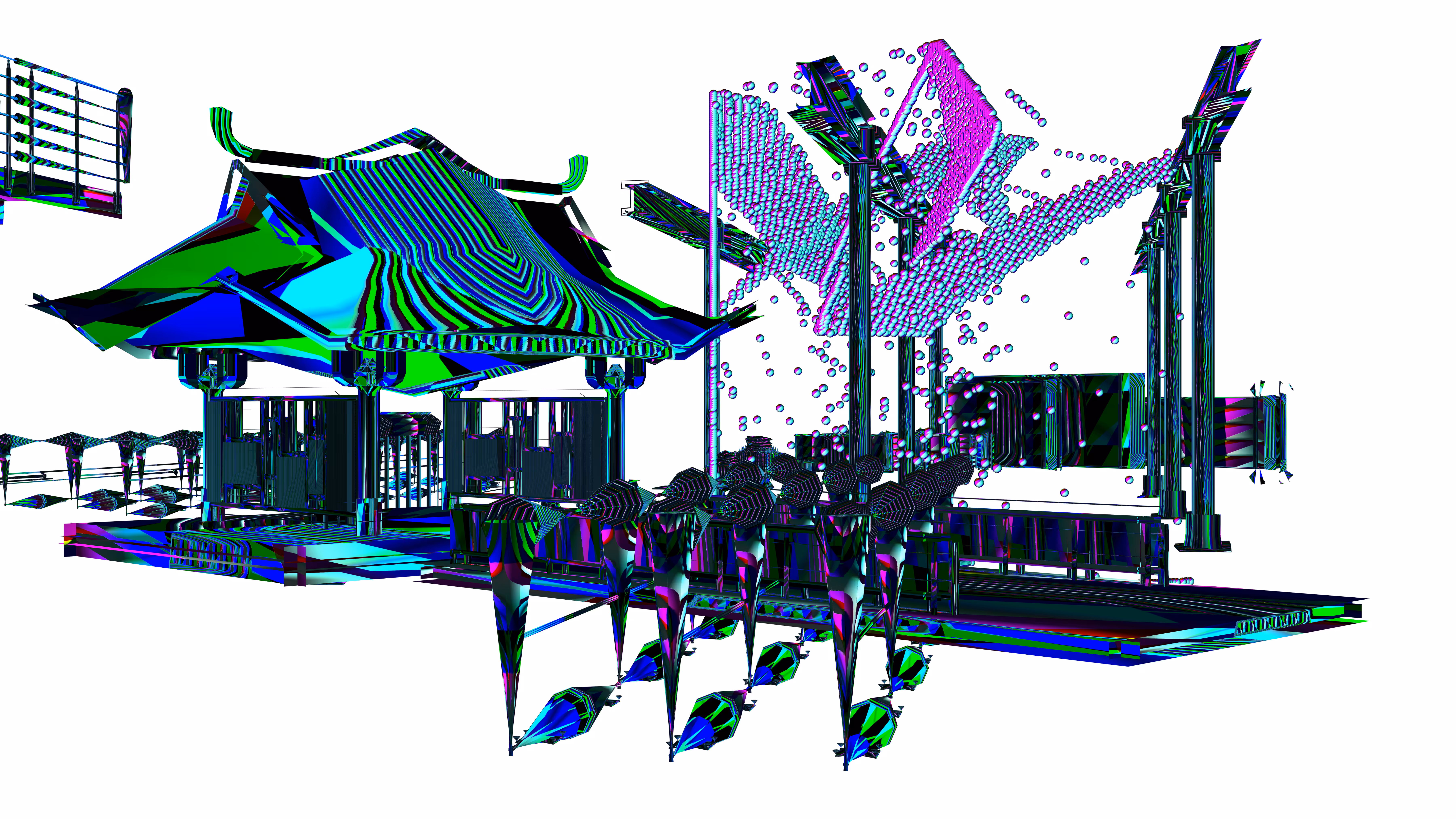 Video Synth Architect TEMPLE #3