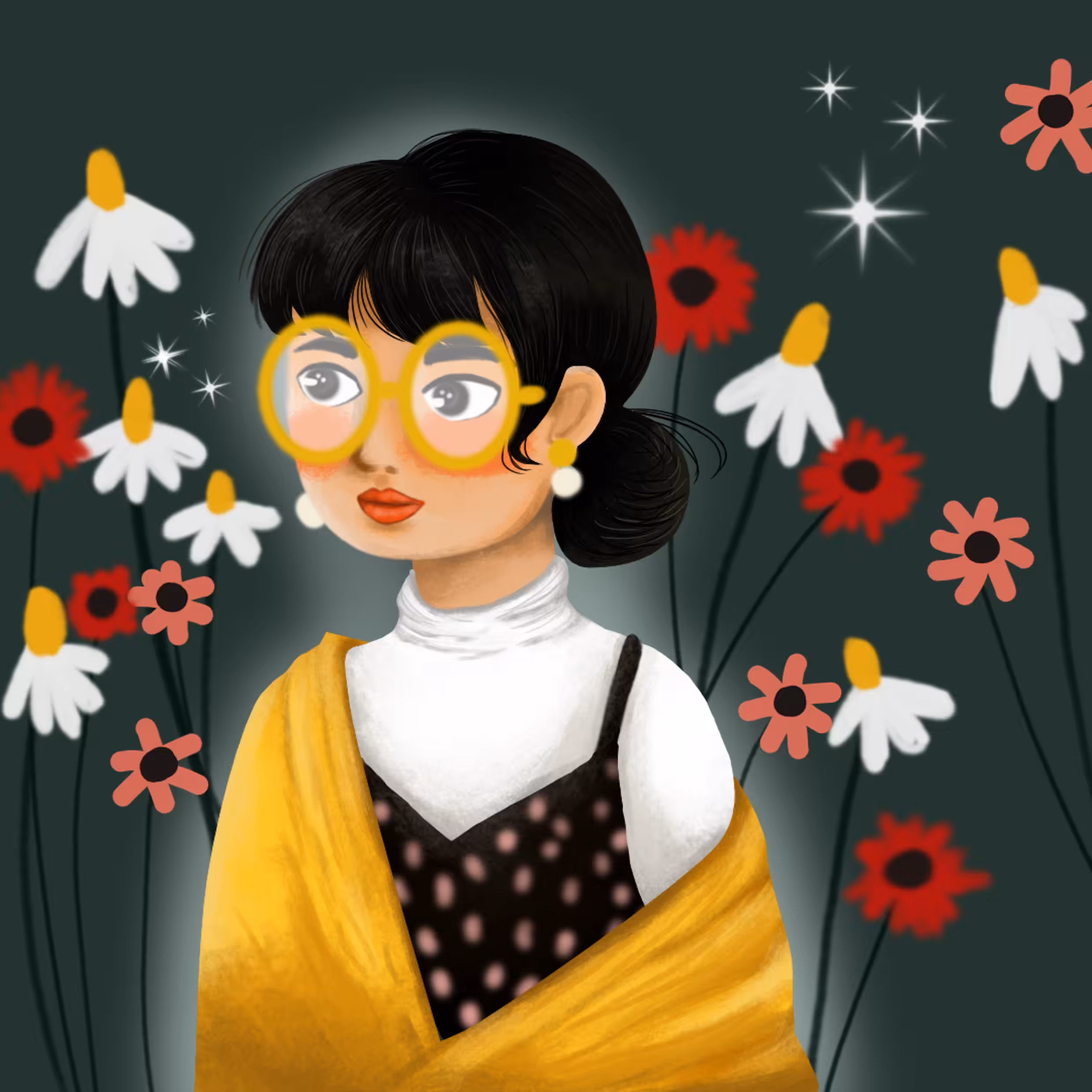 Glasses girl#2