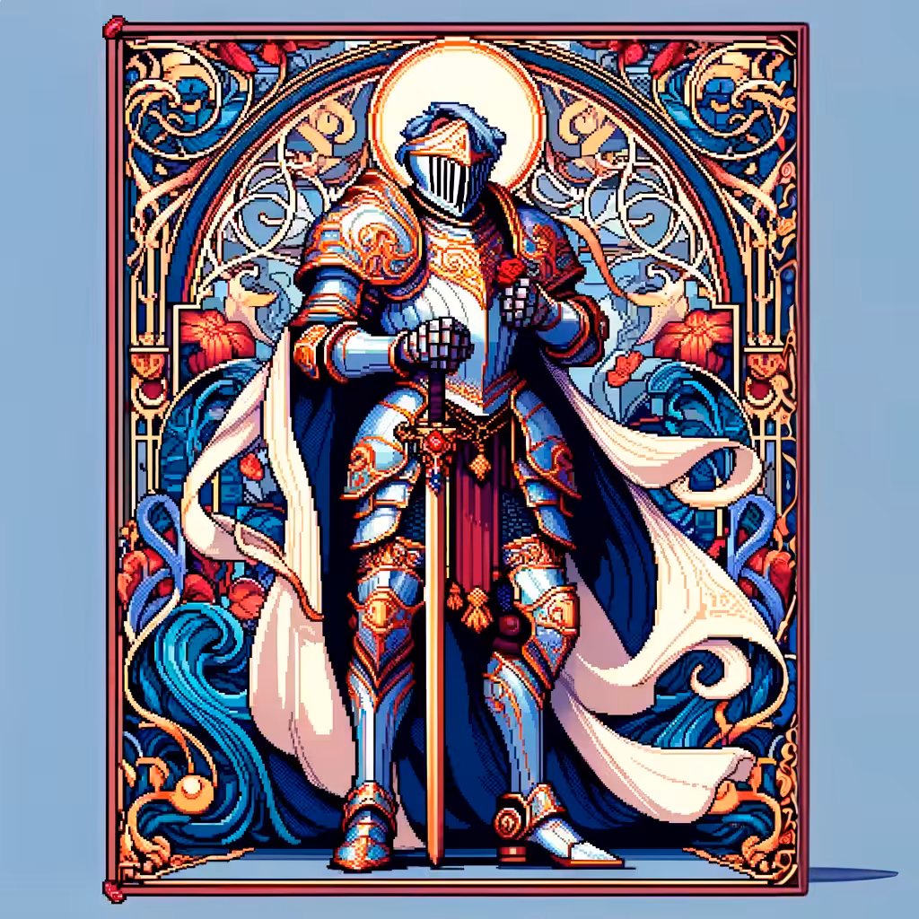 Pixel Nouveau 43 - the Noble Paladin