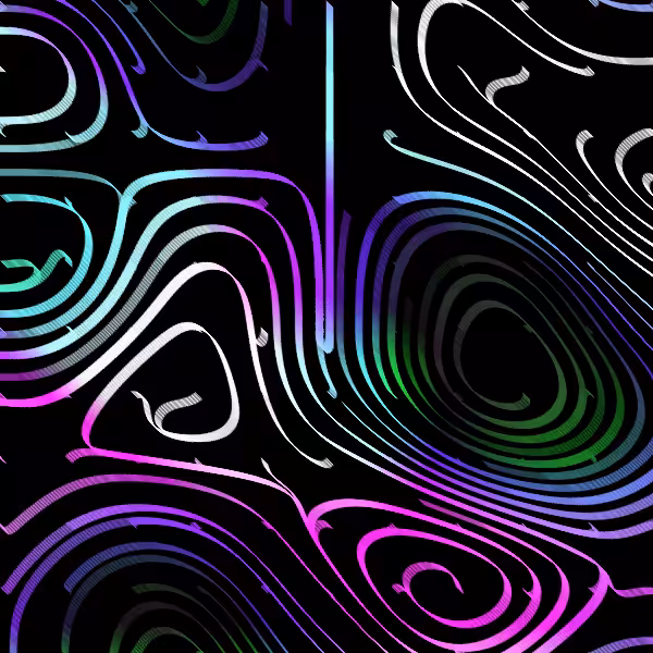 Drawing with ribbons #1