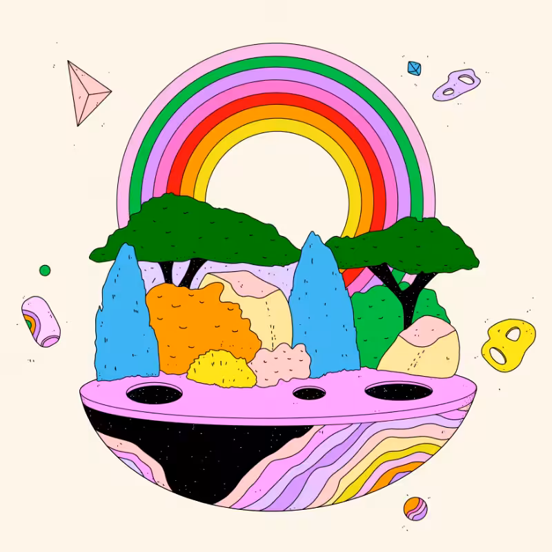 🌈🌴🪐 #121