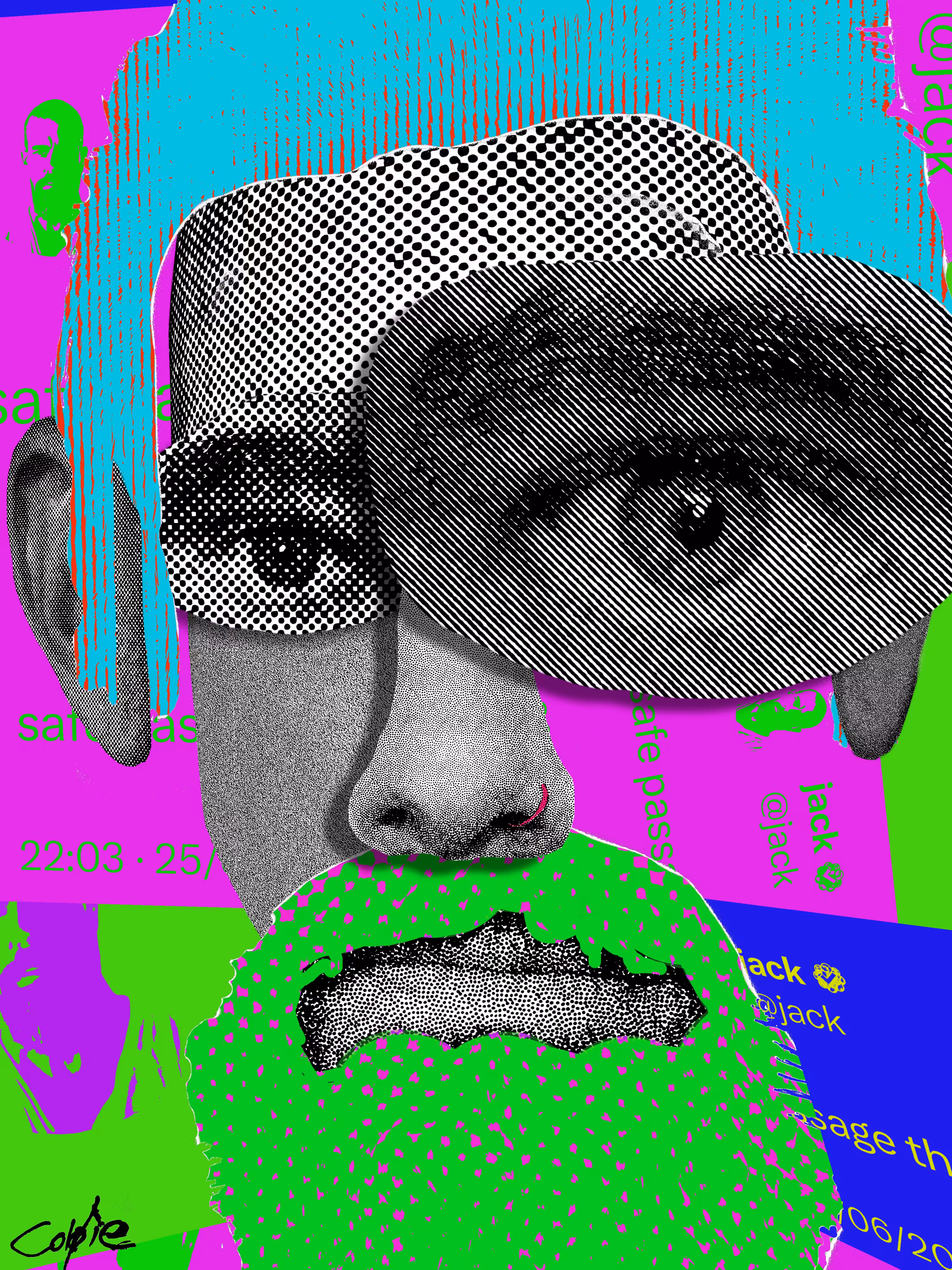 Jack Dorsey - Decentral Eyes - Safe Passage Variant - 92/240