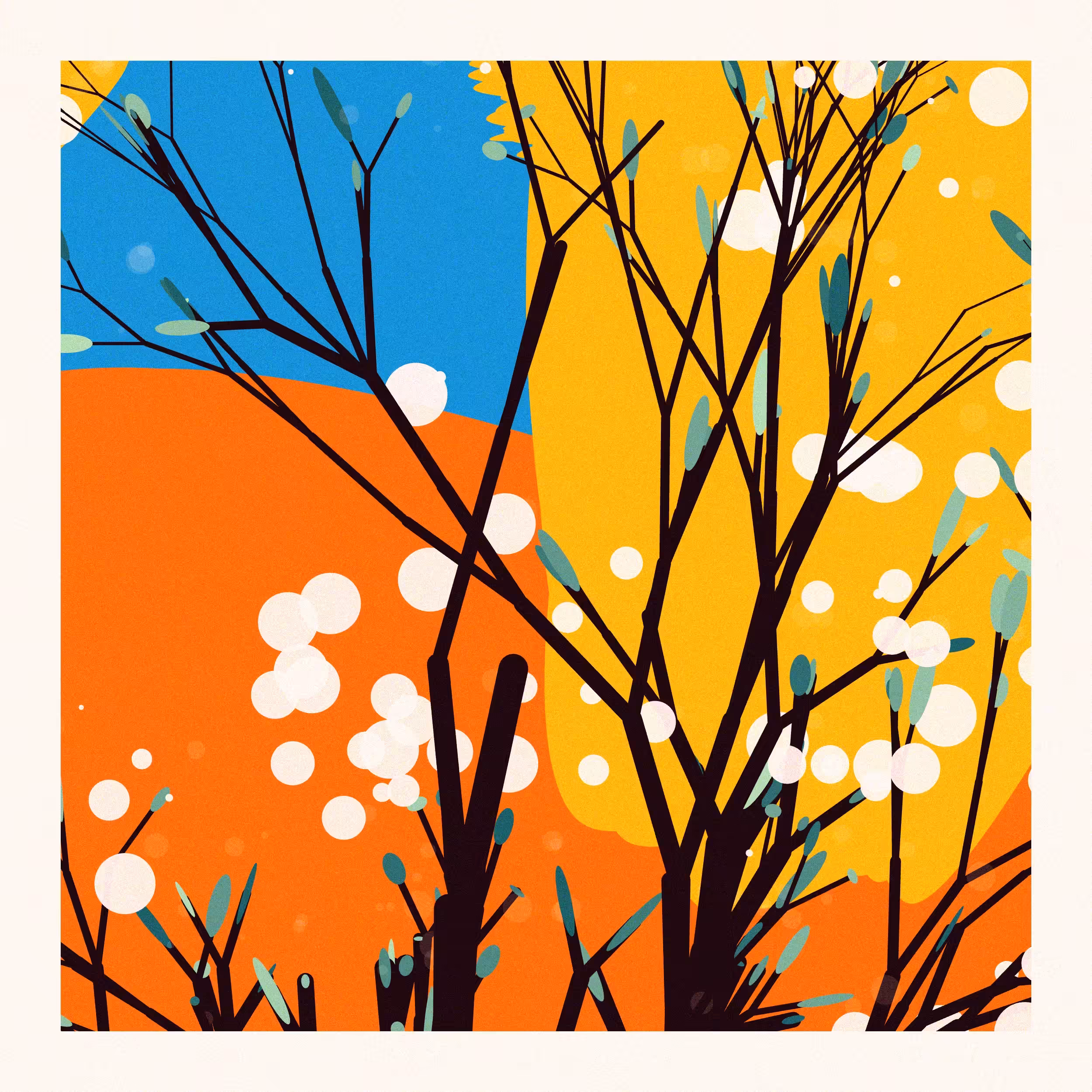 Rodeo posts: The Blossoms Behind the River