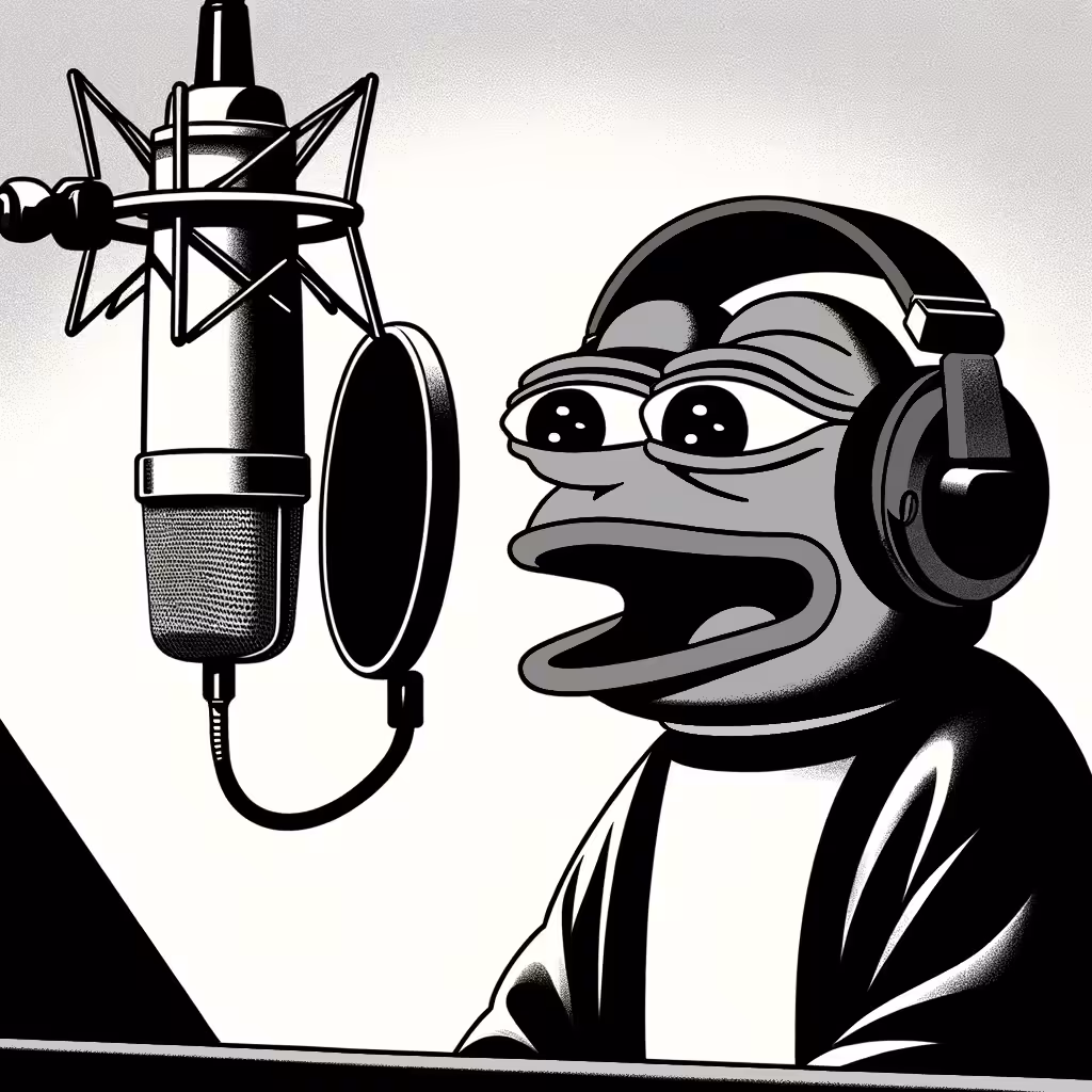 Pepe In The Booth