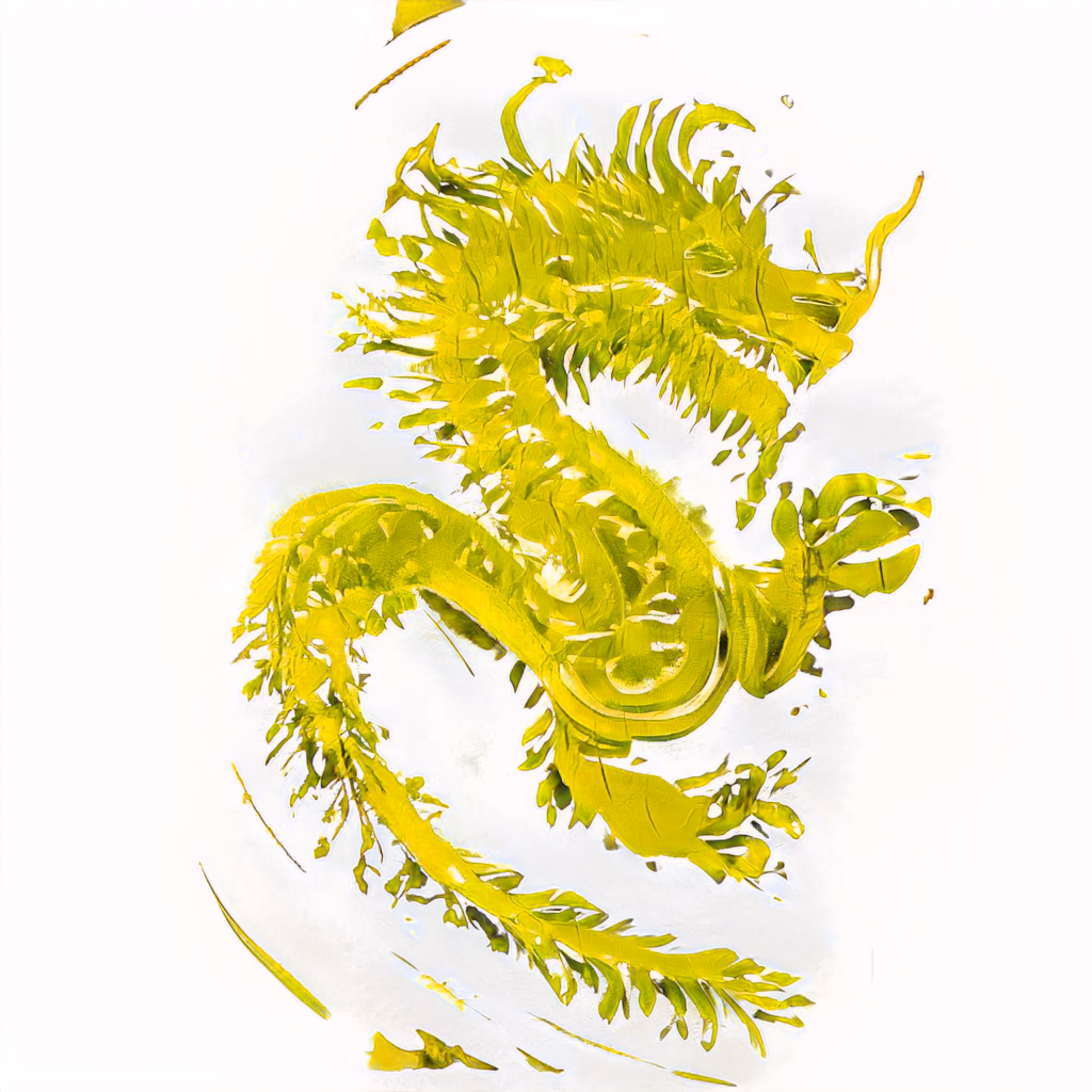 Gold-Grün Ascending Dragon