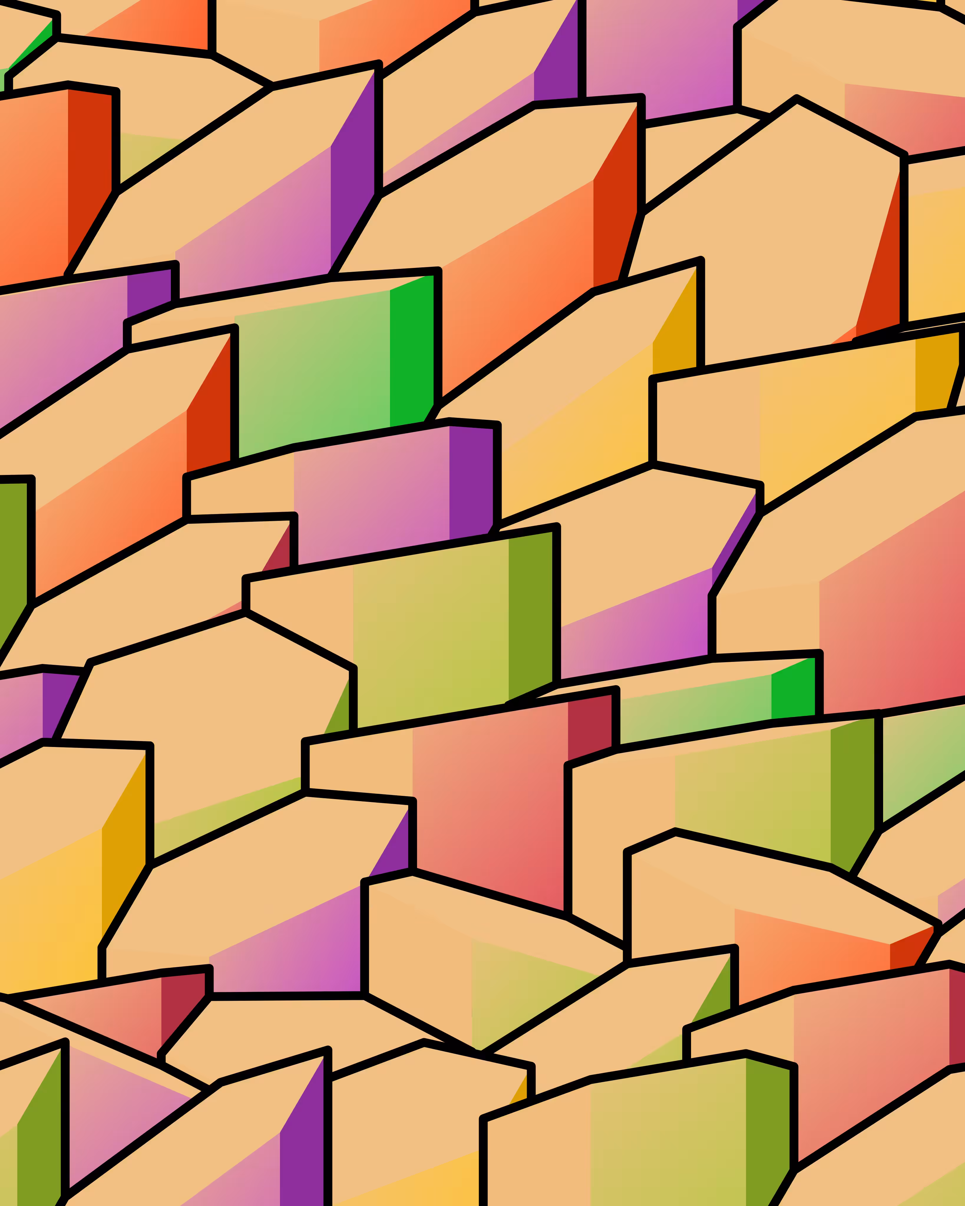 Hexagones Landscape #44